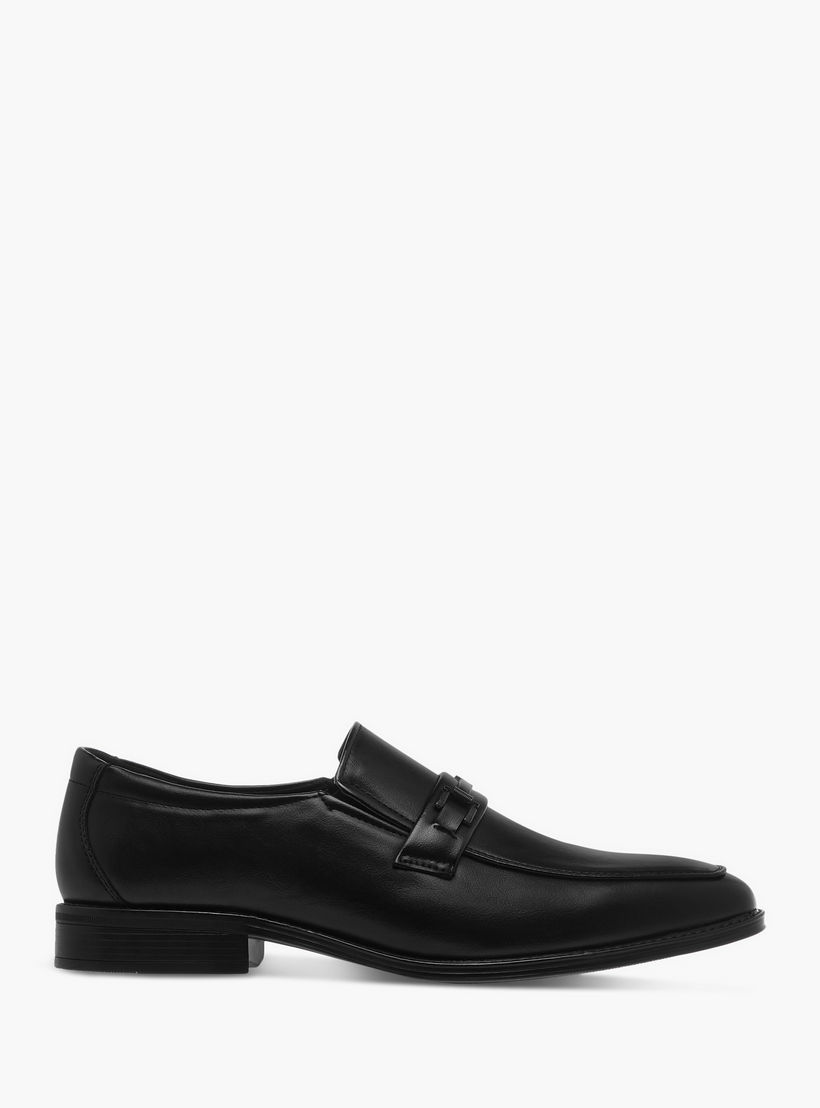 LBL by Shoexpress Metal Accent Slip-On Loafers-men-shoes-formalshoes-image-3
