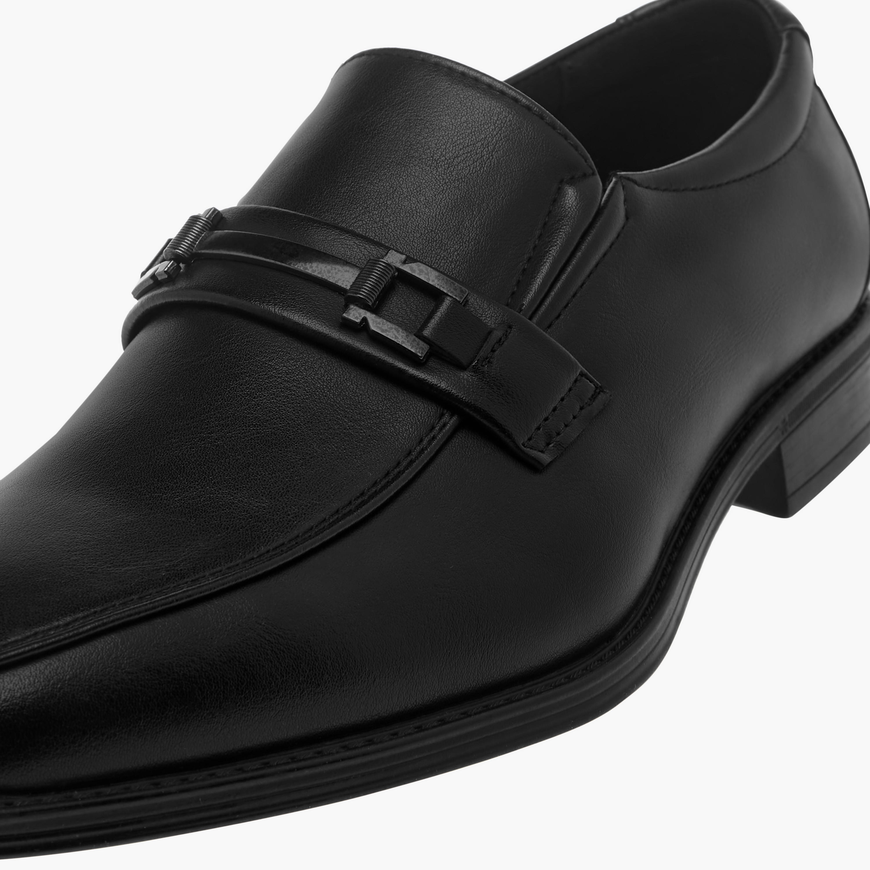 LBL by Shoexpress Metal Accent Slip-On Loafers-men-shoes-formalshoes-image-4