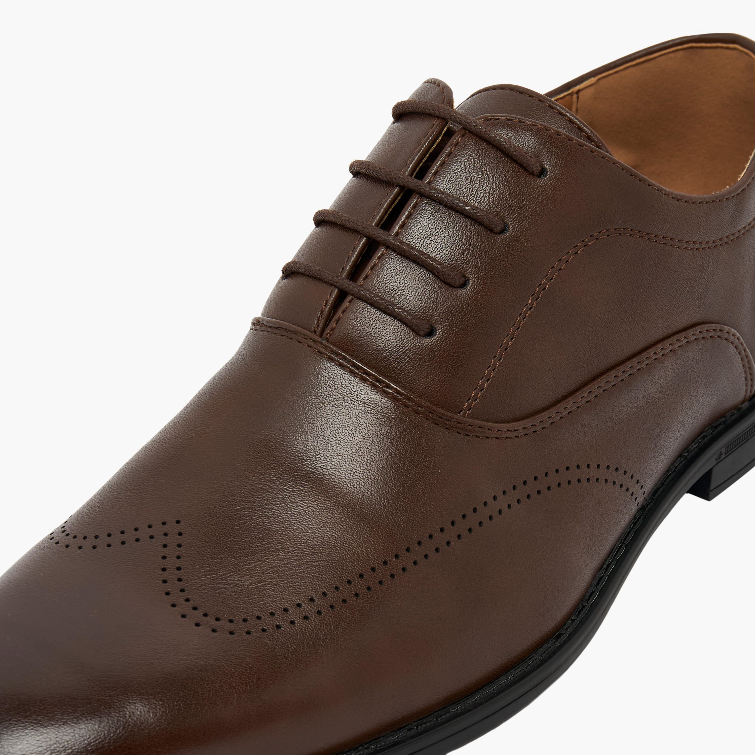 حذاء أكسفورد برباط إغلاق للرجال من إل بي إل من شوإكسبريس-men-shoes-formalshoes-image-2