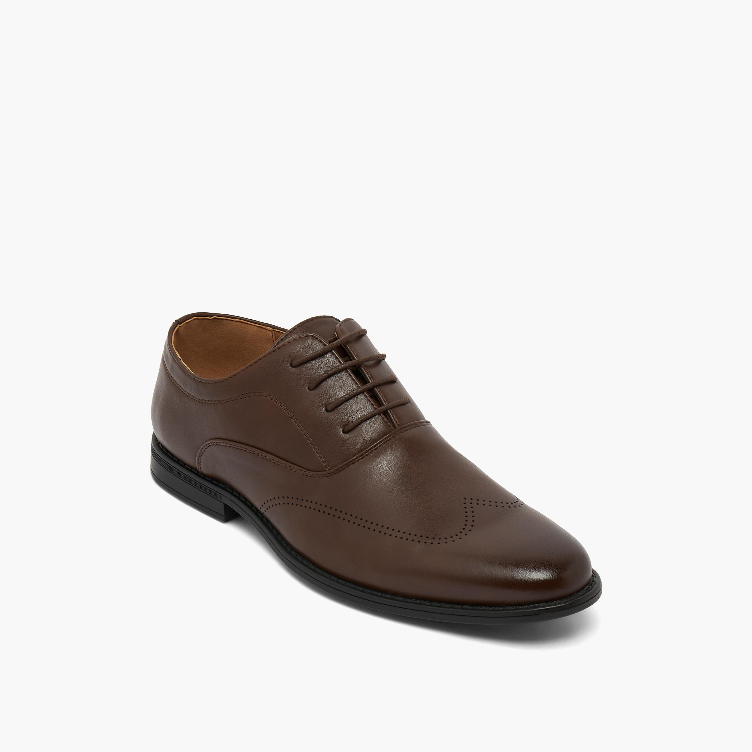 حذاء أكسفورد برباط إغلاق للرجال من إل بي إل من شوإكسبريس-men-shoes-formalshoes-image-3