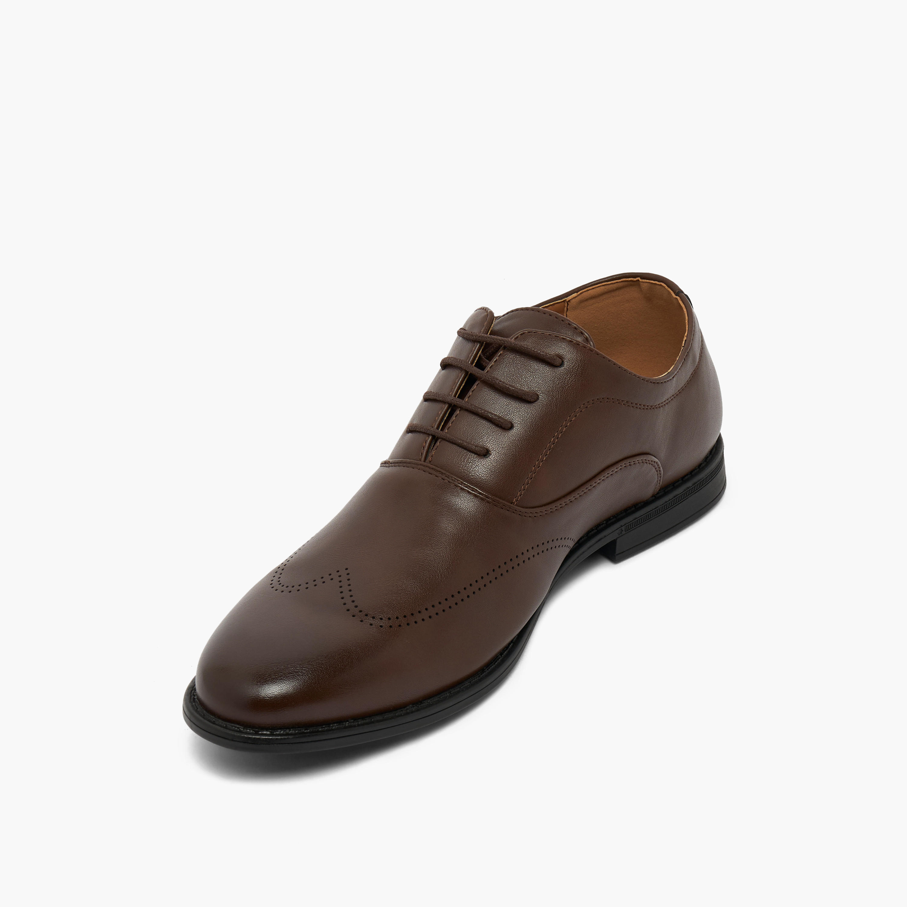 حذاء أكسفورد برباط إغلاق للرجال من إل بي إل من شوإكسبريس-men-shoes-formalshoes-image-5