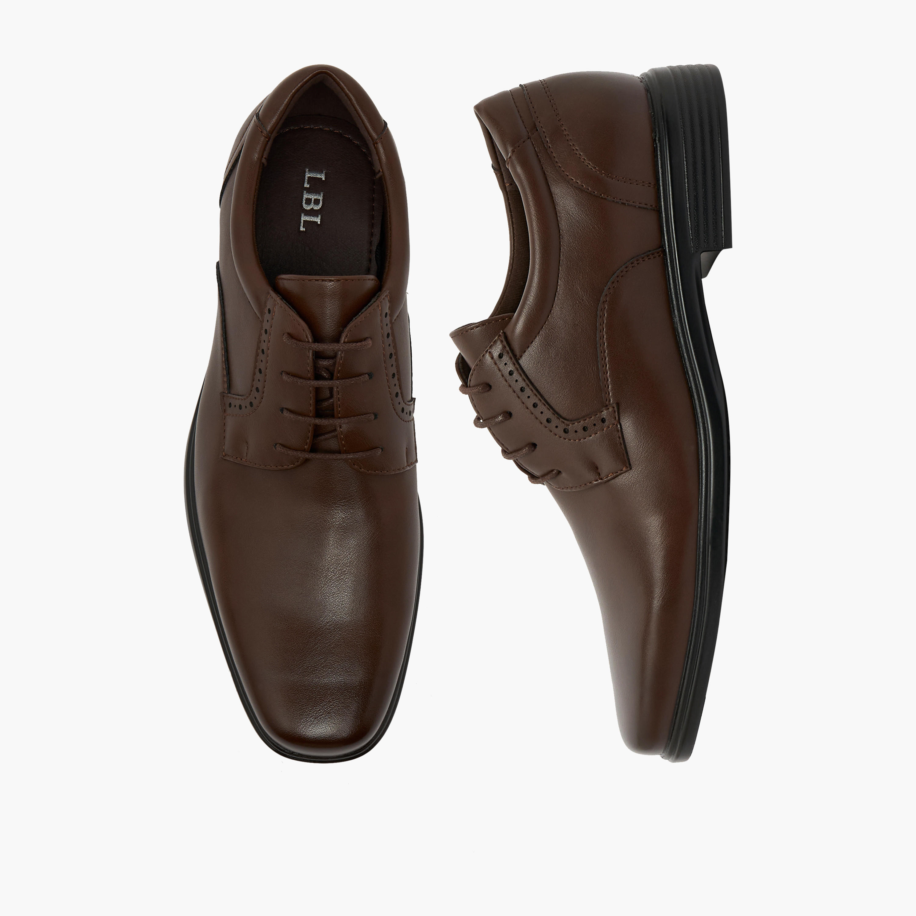 LBL by Shoexpress Men Lace-Up Derby Shoes-men-shoes-formalshoes-image-1