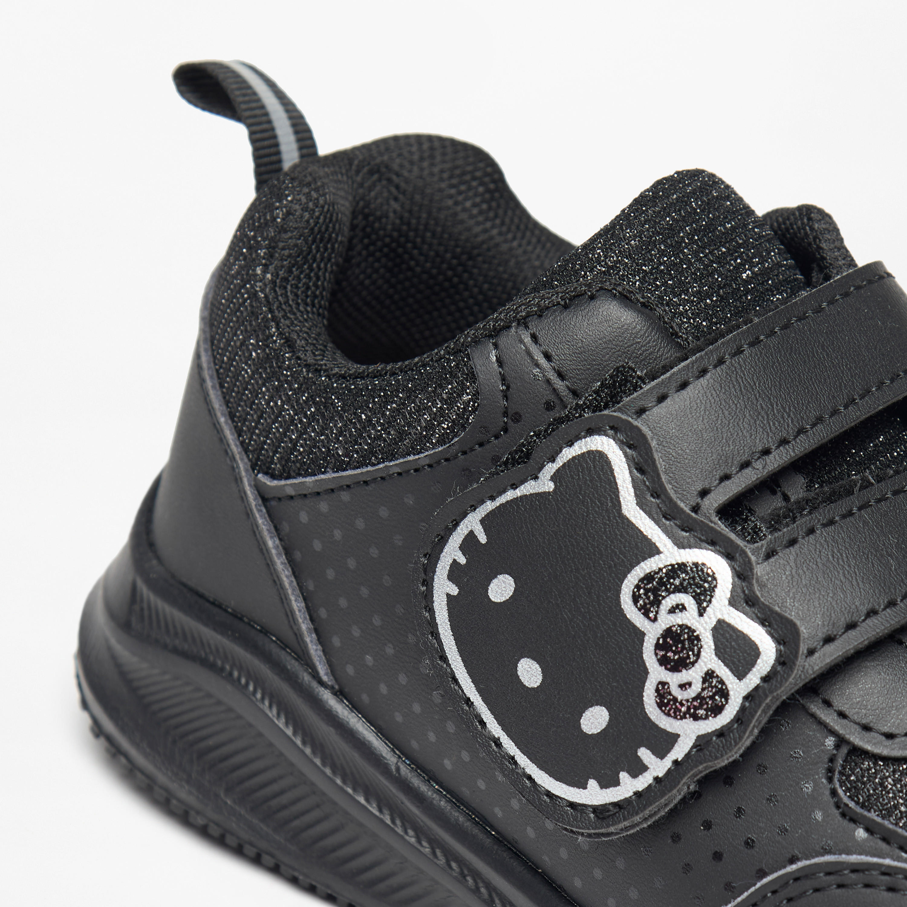 Hello Kitty Textured School Shoes with Hook and Loop Closure-girls-shoes-schoolshoes-image-5