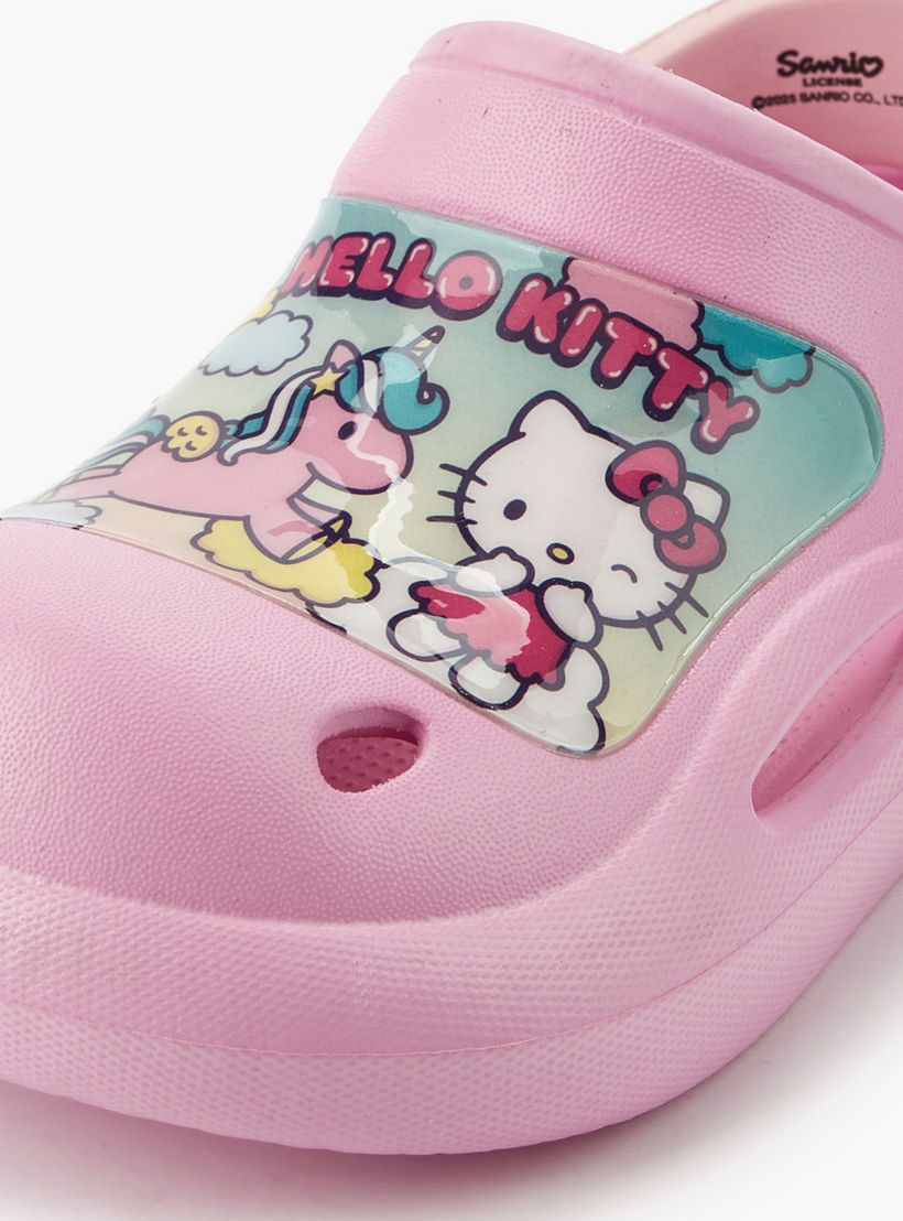 Hello Kitty Girls Printed Clogs-girls-shoes-flipflopsandslides-image-4