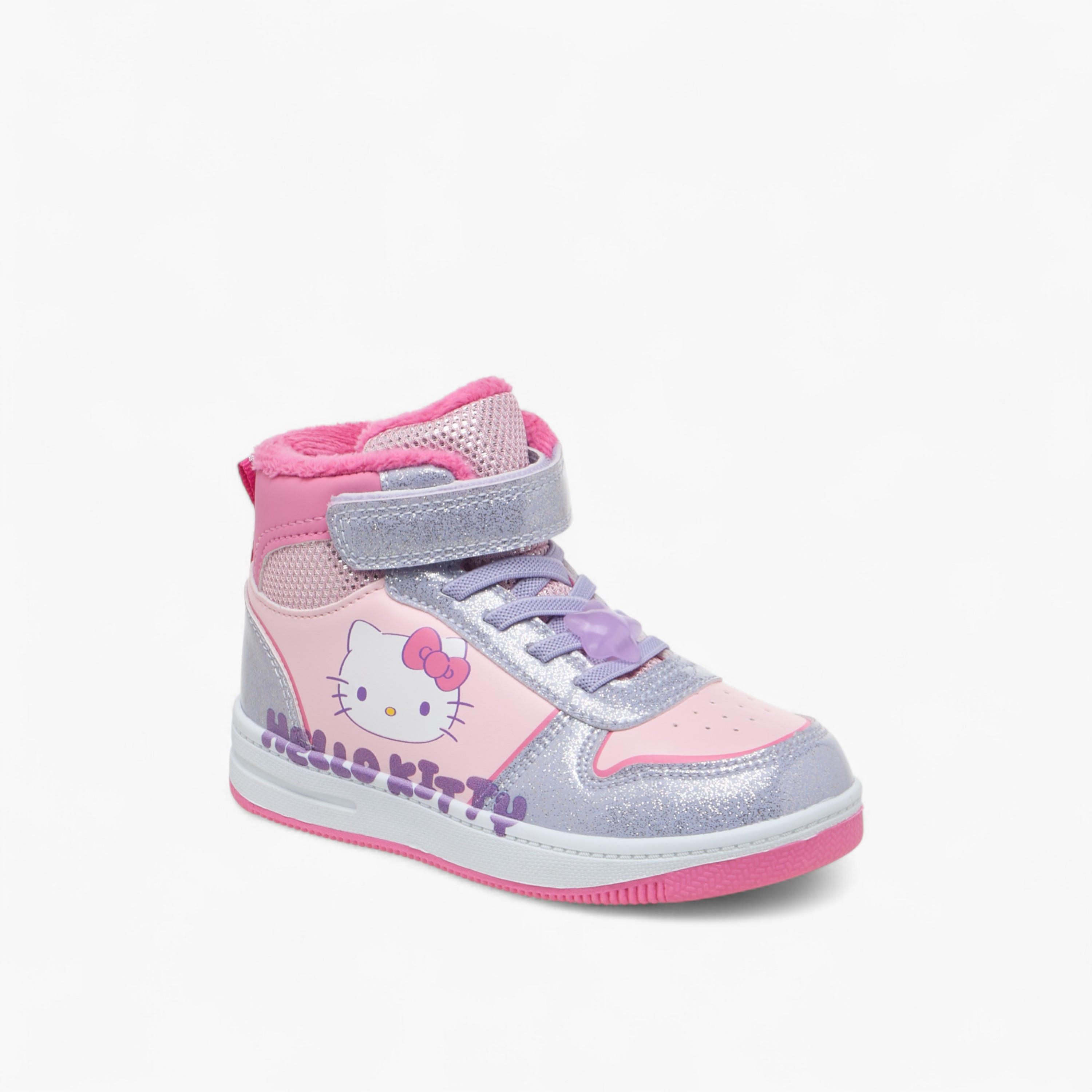 Hello Kitty Girls Hook & Loop High Cut Sneakers-girls-shoes-sneakers-image-2