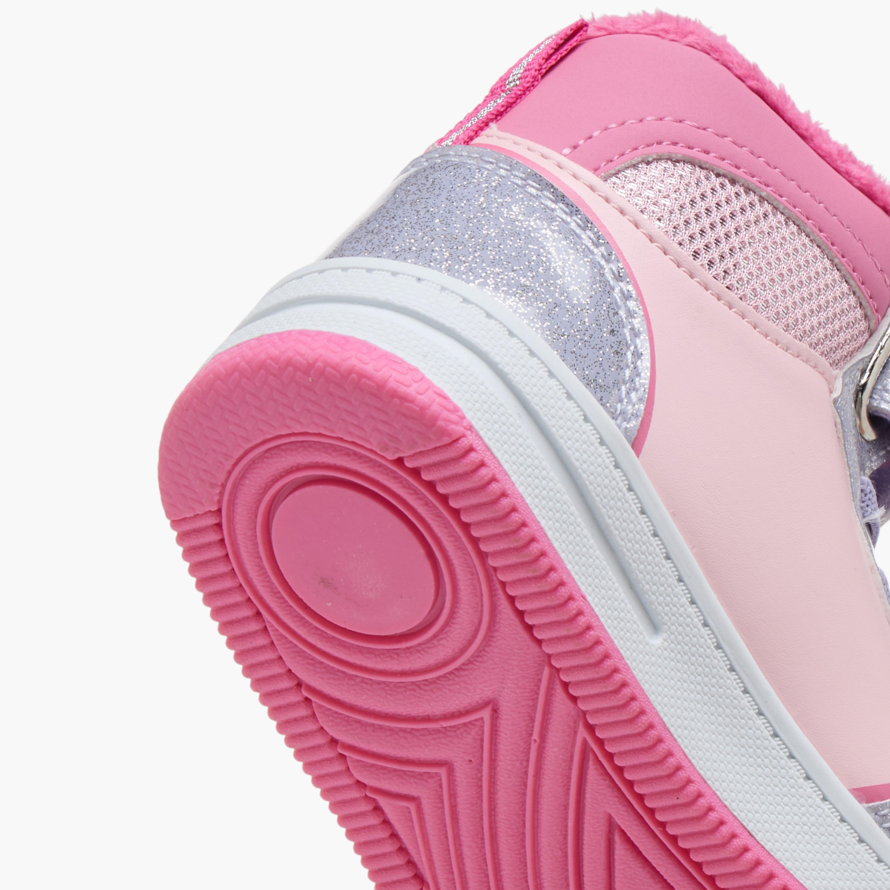 Hello Kitty Girls Hook & Loop High Cut Sneakers-girls-shoes-sneakers-image-5