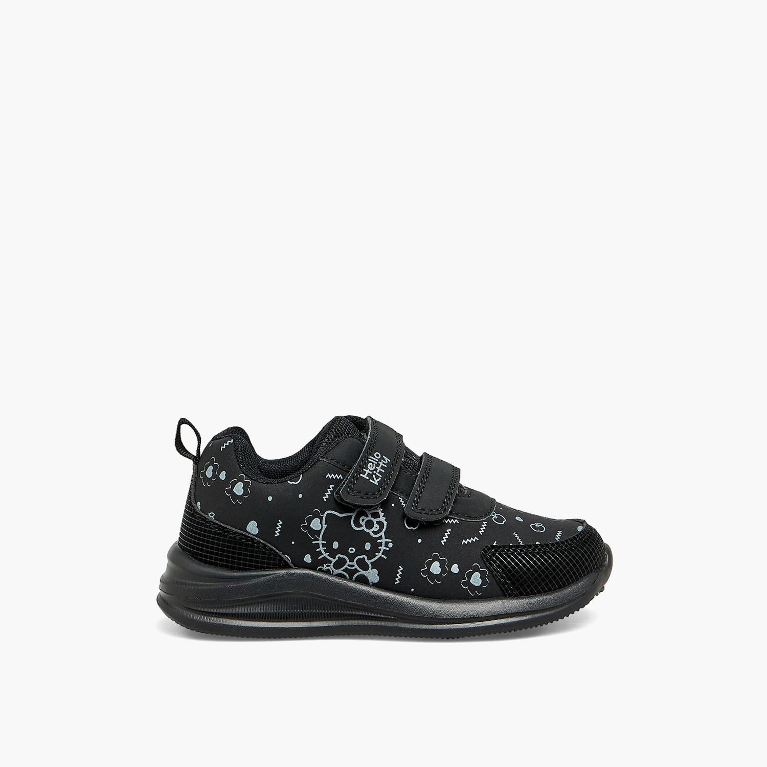 Hello Kitty Girls Hook & Loop School Shoes-girls-shoes-sneakers-image-3