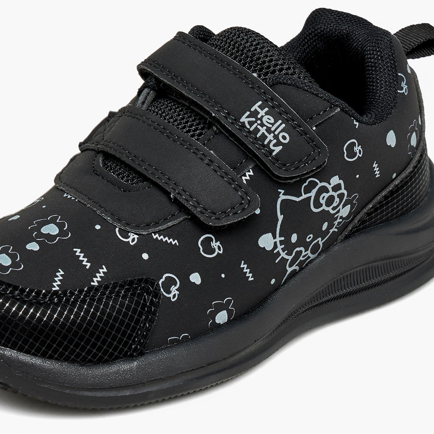Hello Kitty Girls Hook & Loop School Shoes-girls-shoes-sneakers-image-4