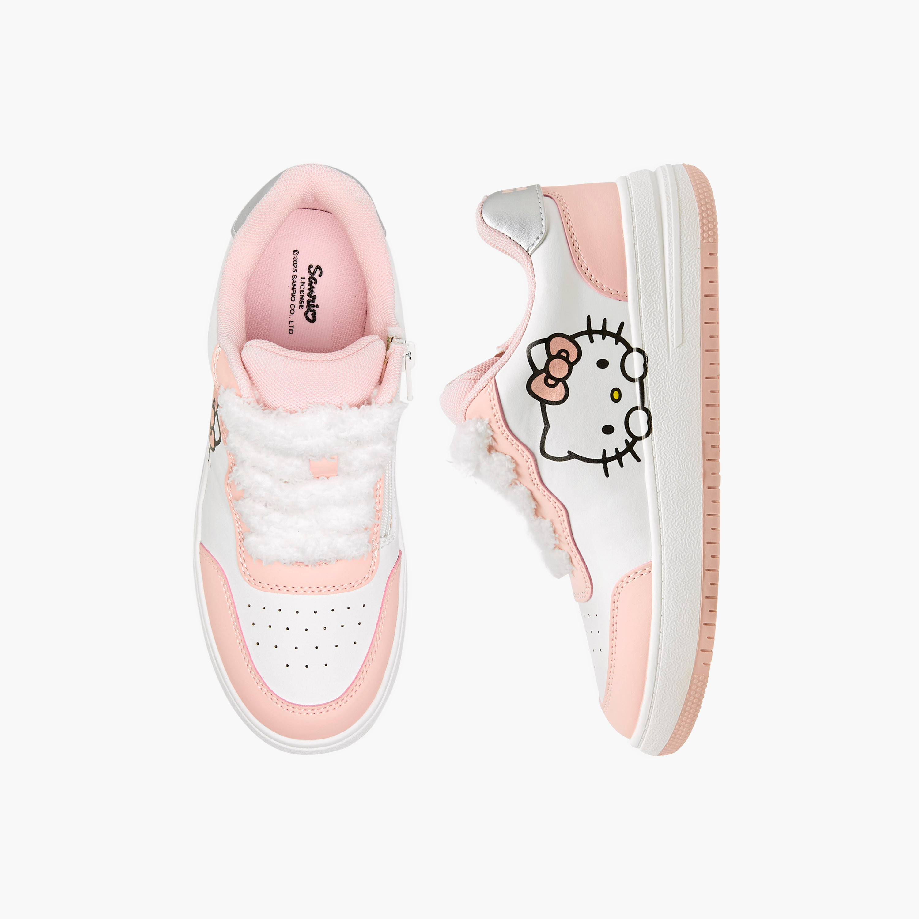 حذاء سنيكرز برباط وطبعات هالو كيتي-girls-shoes-sneakers-image-1