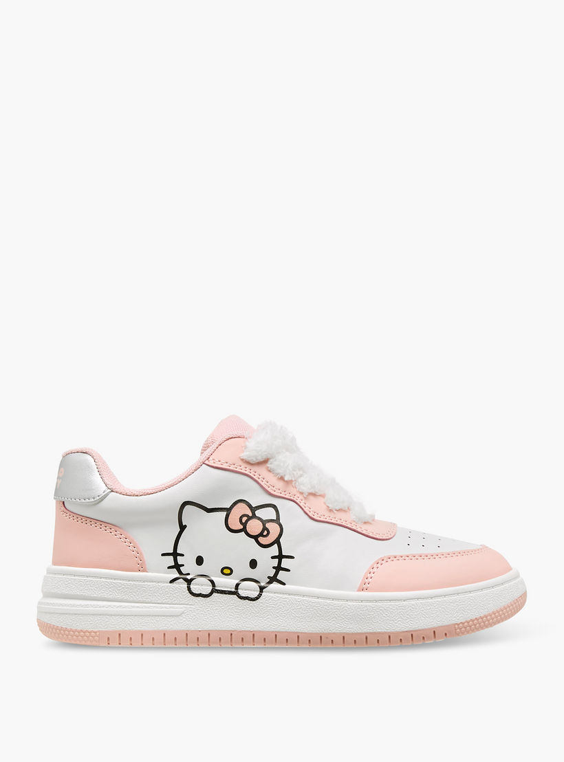حذاء سنيكرز برباط وطبعات هالو كيتي-girls-shoes-sneakers-image-3