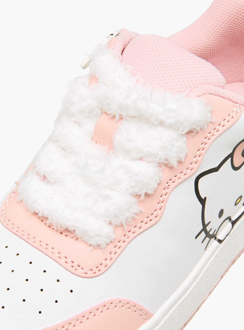 حذاء سنيكرز برباط وطبعات هالو كيتي-girls-shoes-sneakers-image-4