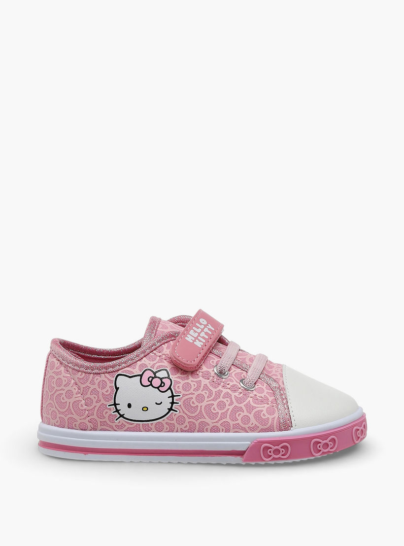 Hello Kitty Girls Hook & Loop Ankle Sneakers-girls-shoes-sneakers-image-3