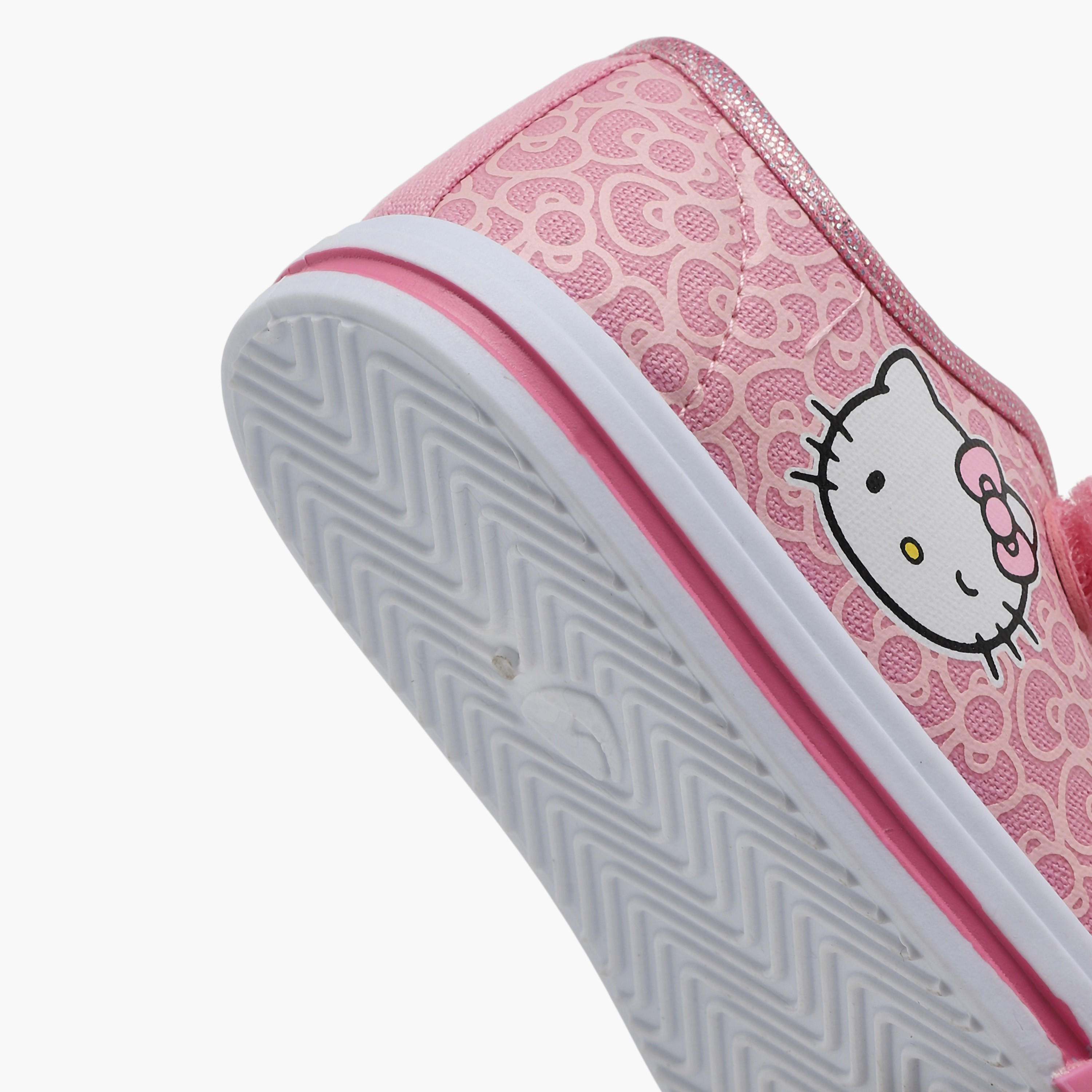 Hello Kitty Girls Hook & Loop Ankle Sneakers-girls-shoes-sneakers-image-5