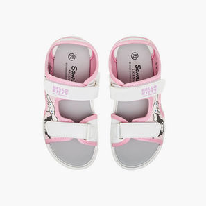 Disney Girls Hello Kitty and Friends Print Strap Sandals-girls-shoes-image-1