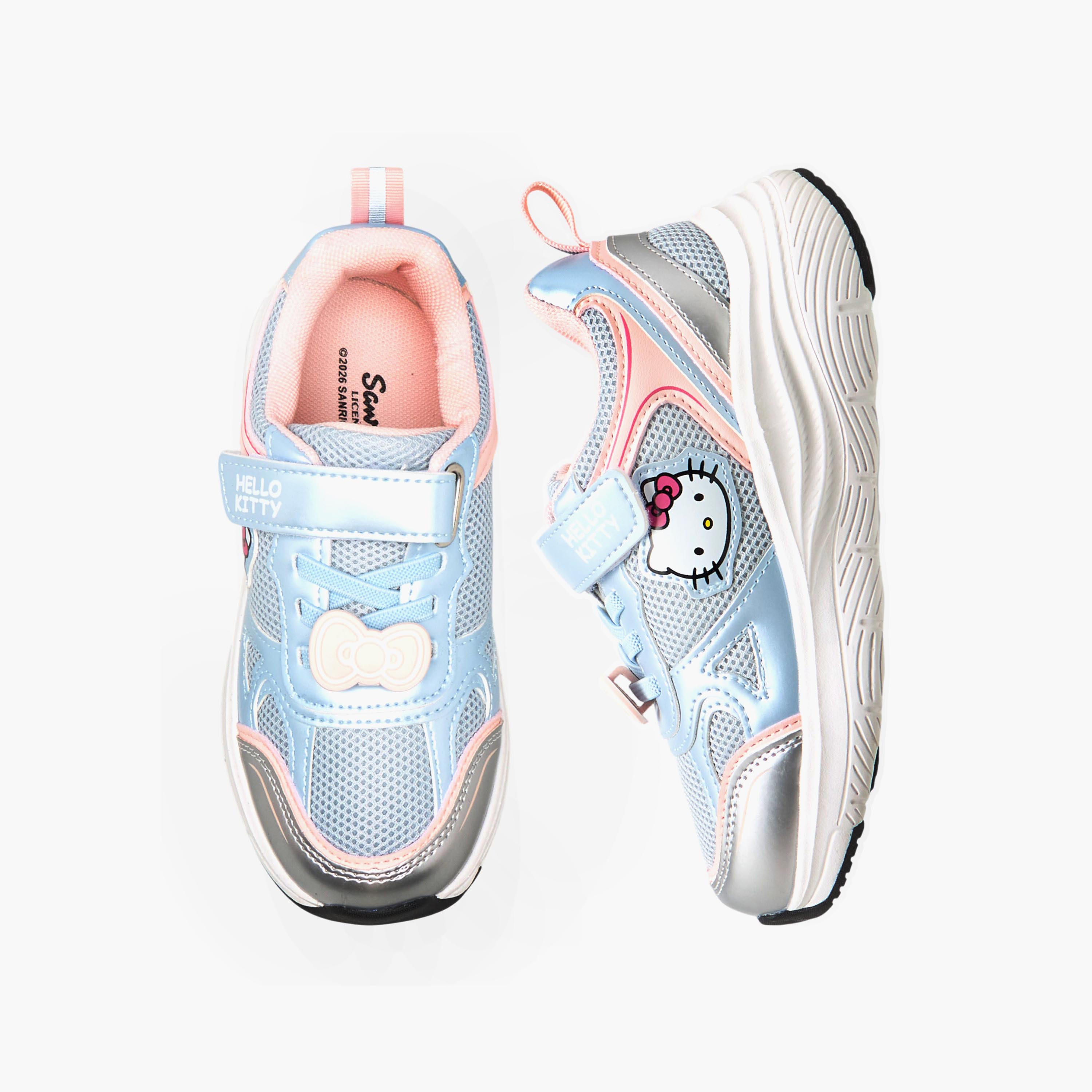Hello Kitty Girls Hook & Loop Sneakers-girls-shoes-sneakers-image-1
