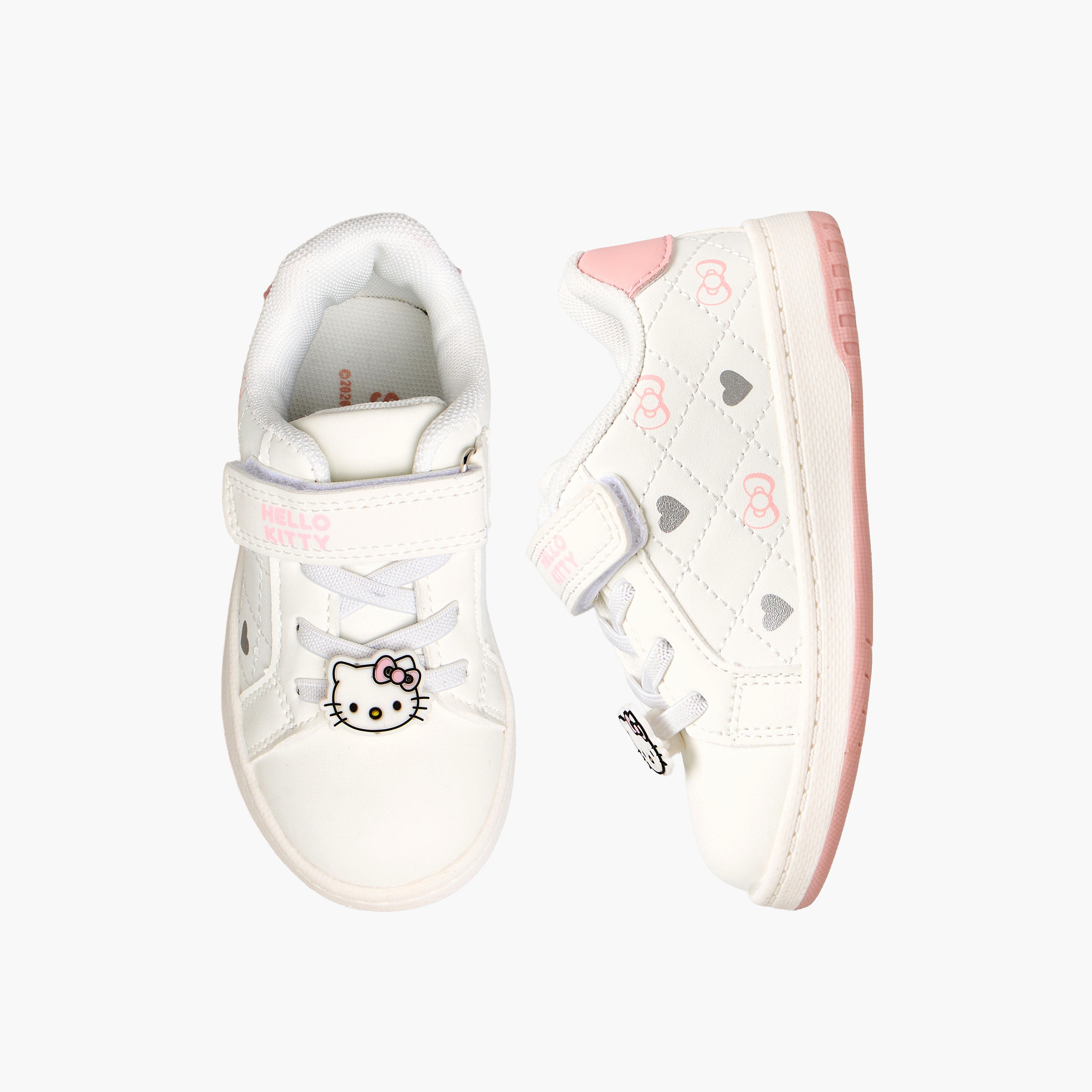 حذاء سنيكرز بشريط إغلاق للبنات من هالو كيتي-girls-shoes-sneakers-image-1
