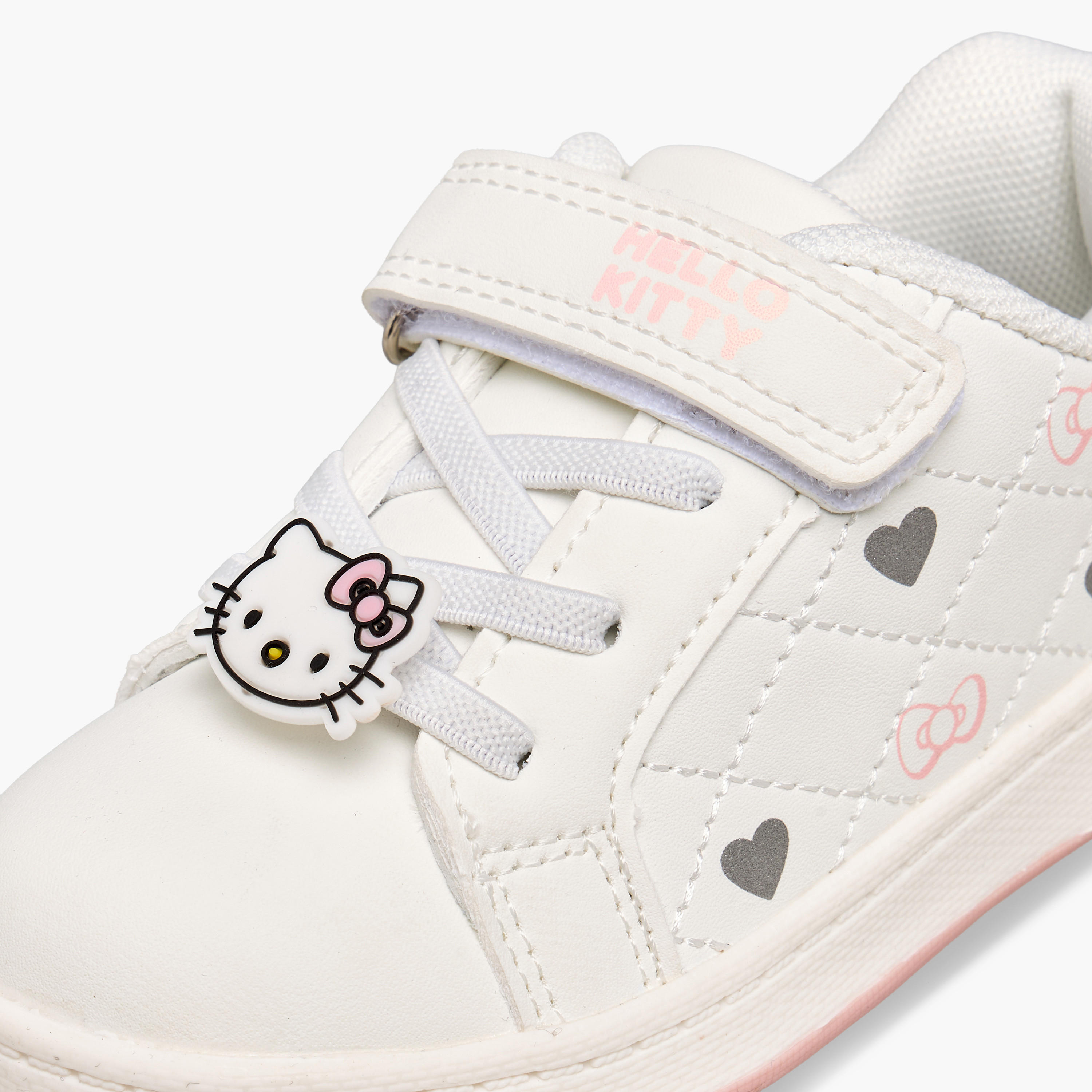 حذاء سنيكرز بشريط إغلاق للبنات من هالو كيتي-girls-shoes-sneakers-image-4
