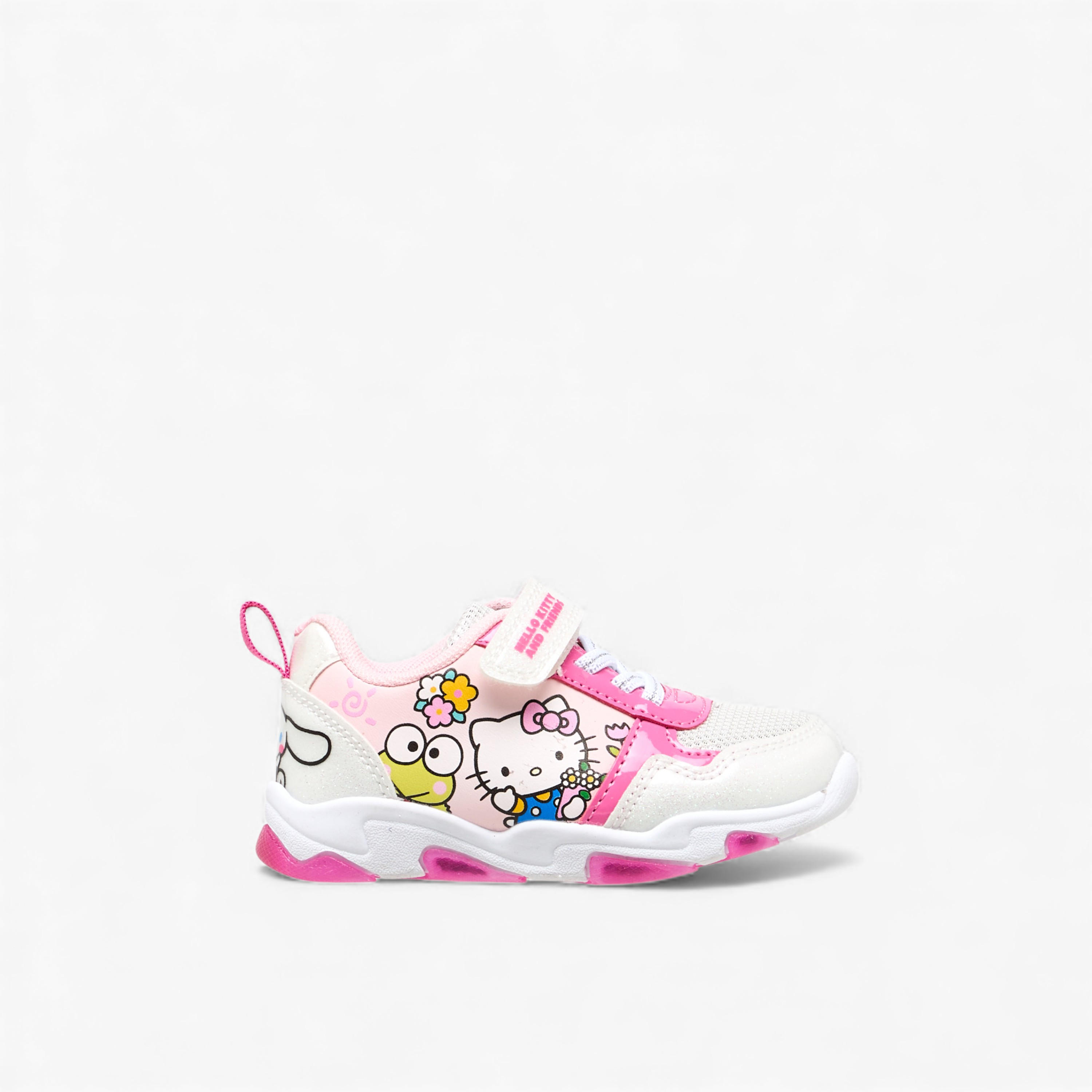 حذاء سنيكرز مضيء بشريط إغلاق لاصق للبنات من هالو كيتي-girls-shoes-sneakers-image-3