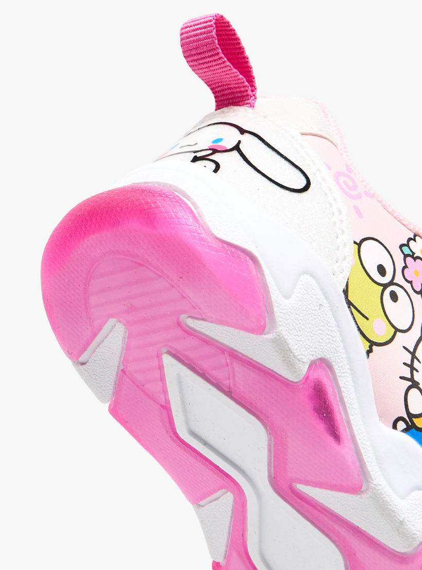 حذاء سنيكرز مضيء بشريط إغلاق لاصق للبنات من هالو كيتي-girls-shoes-sneakers-image-6