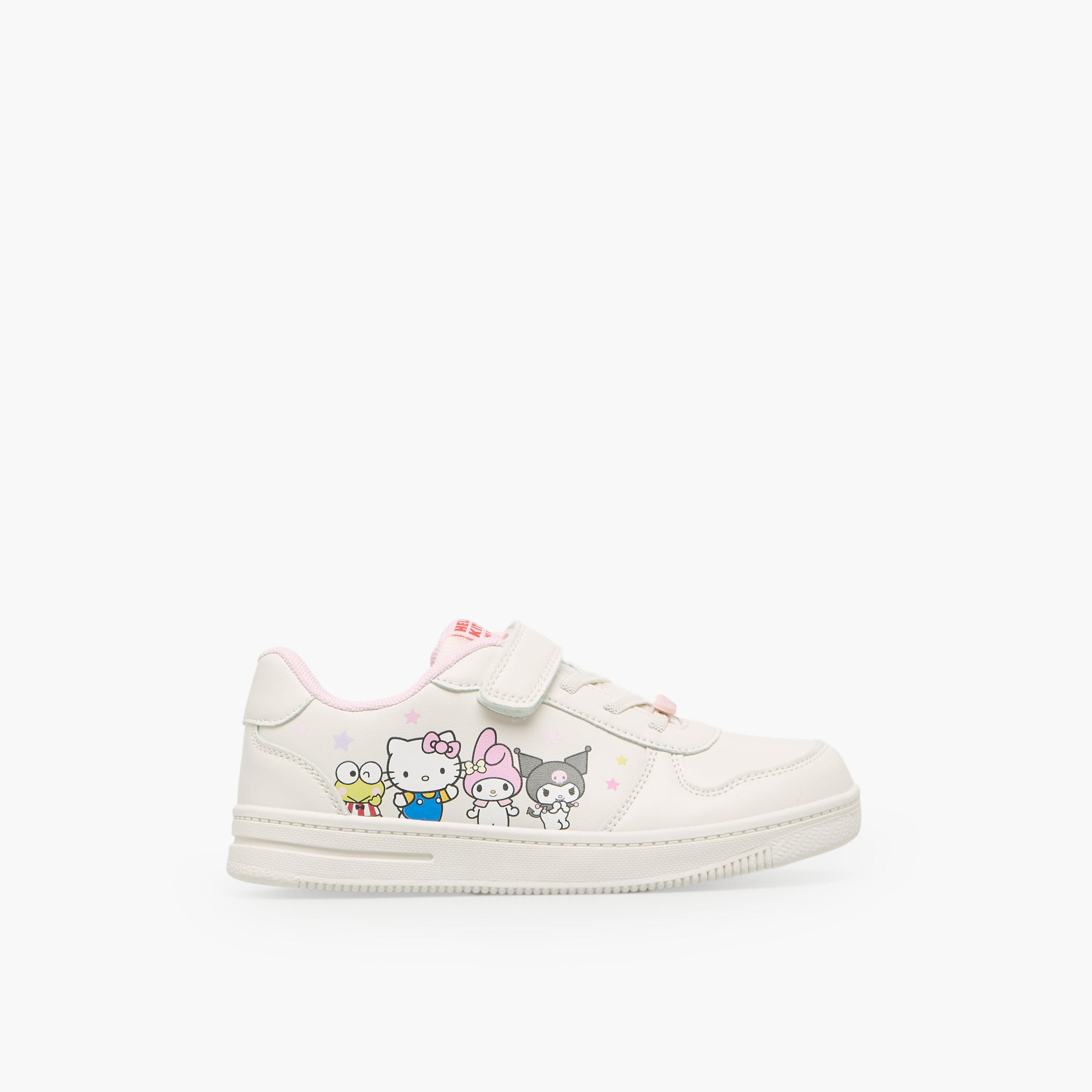 حذاء سنيكرز للكاحل بشريط لاصق للبنات من هالو كيتي-girls-shoes-sneakers-image-3
