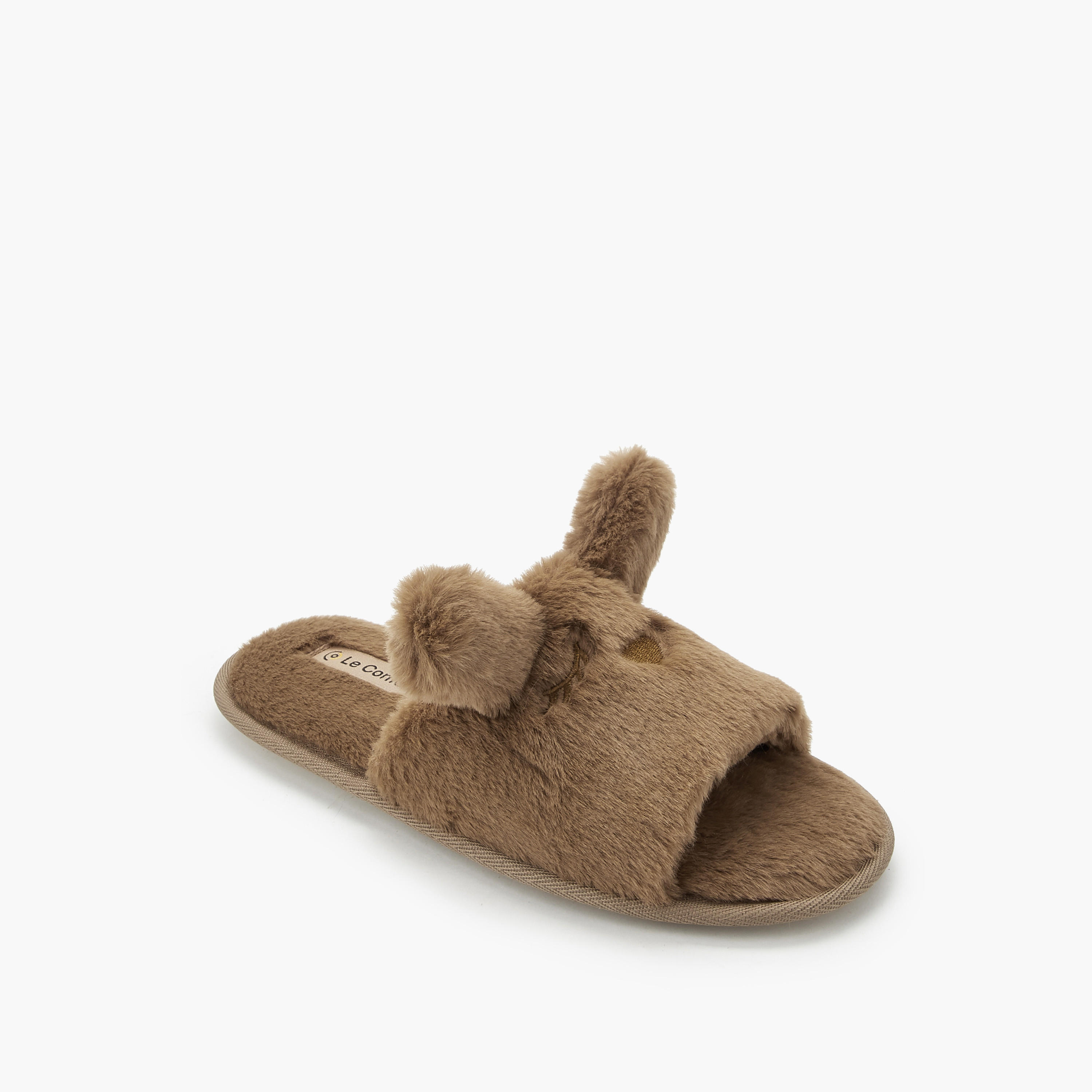 Le Confort Women Ear Applique Bedroom Slippers-women-shoes-bedroomslippers-image-3