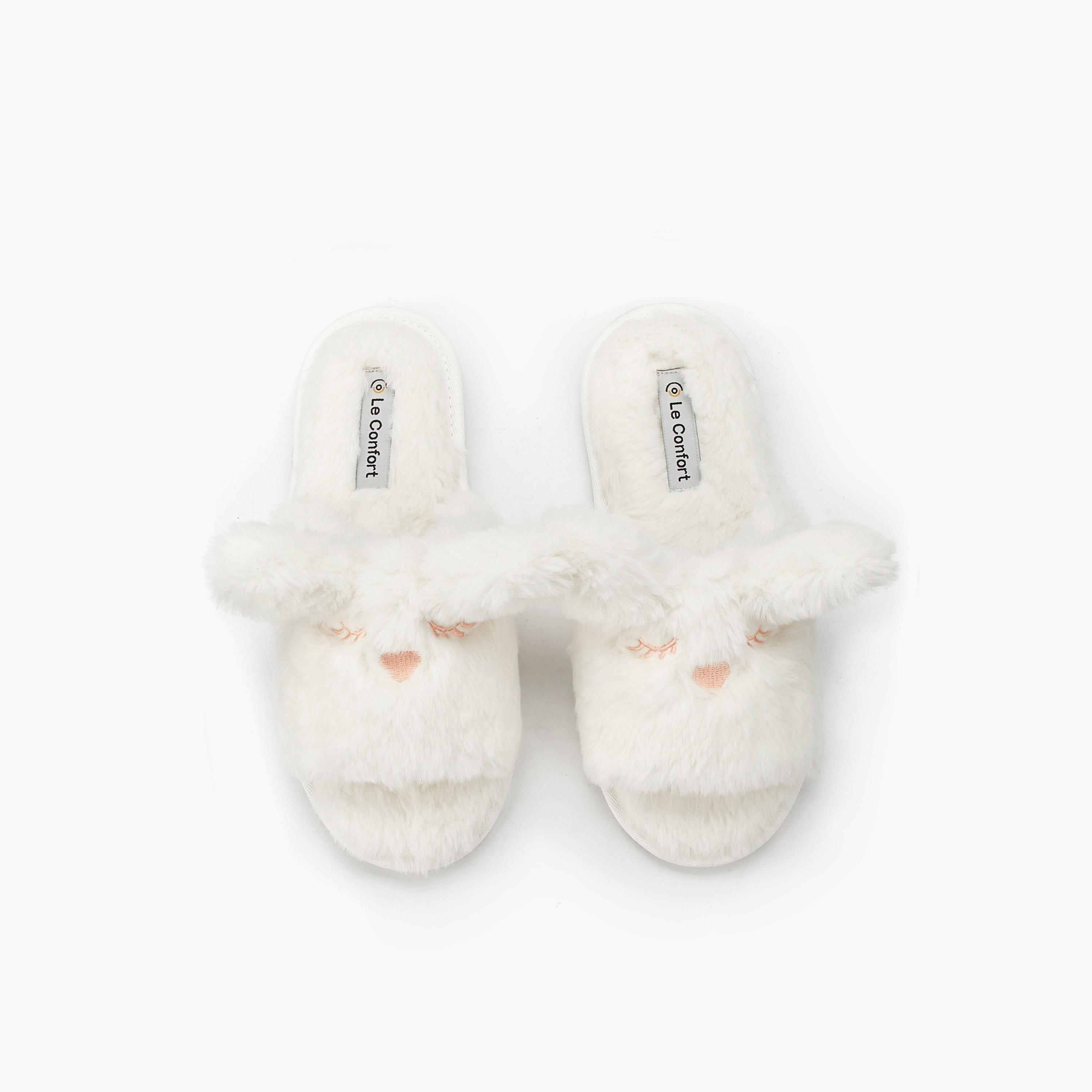 Le Confort Women Ear Applique Bedroom Slippers-women-shoes-bedroomslippers-image-1