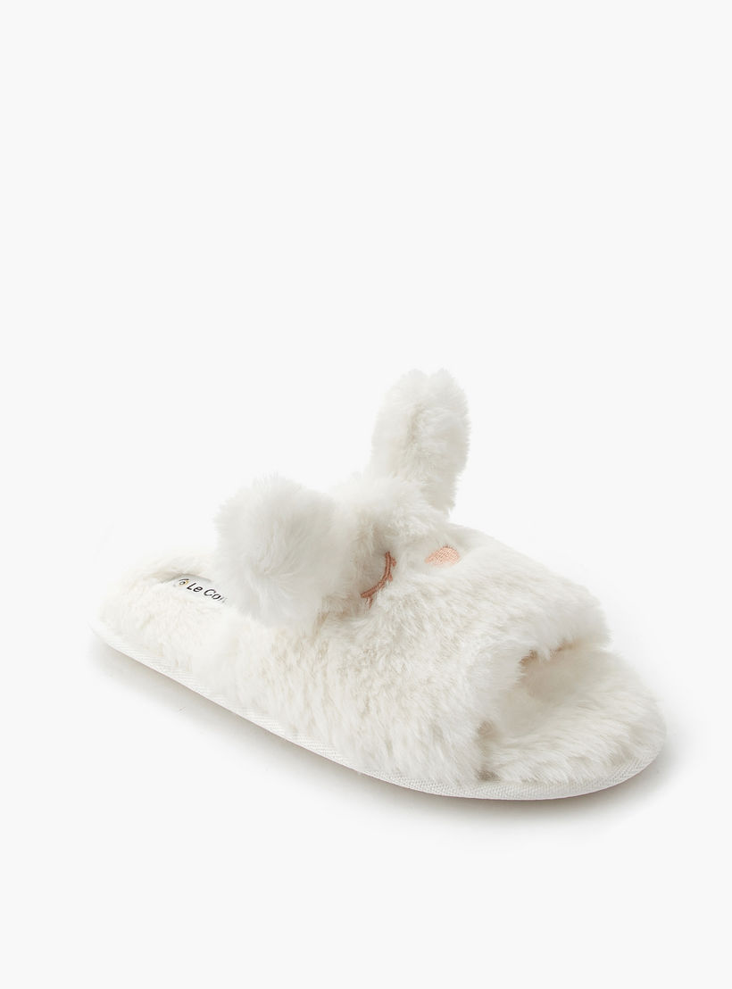 Le Confort Women Ear Applique Bedroom Slippers-women-shoes-bedroomslippers-image-3