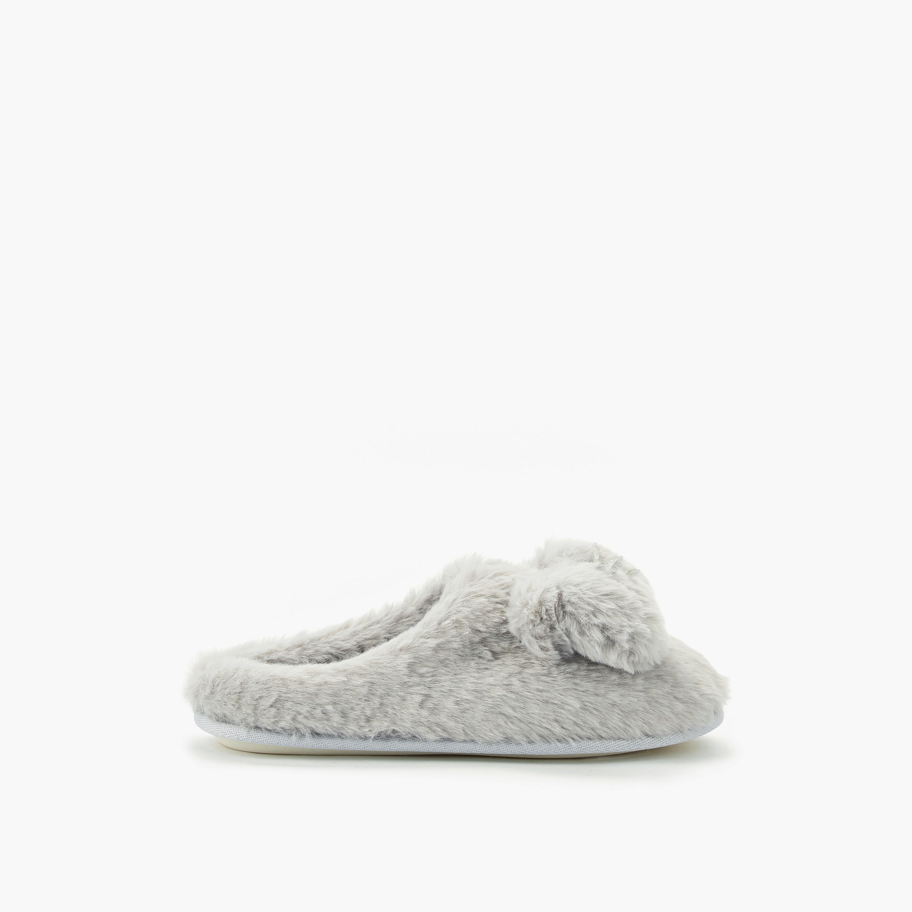 Le Confort Women Faux Fur Bedroom Slides-women-shoes-bedroomslippers-image-3