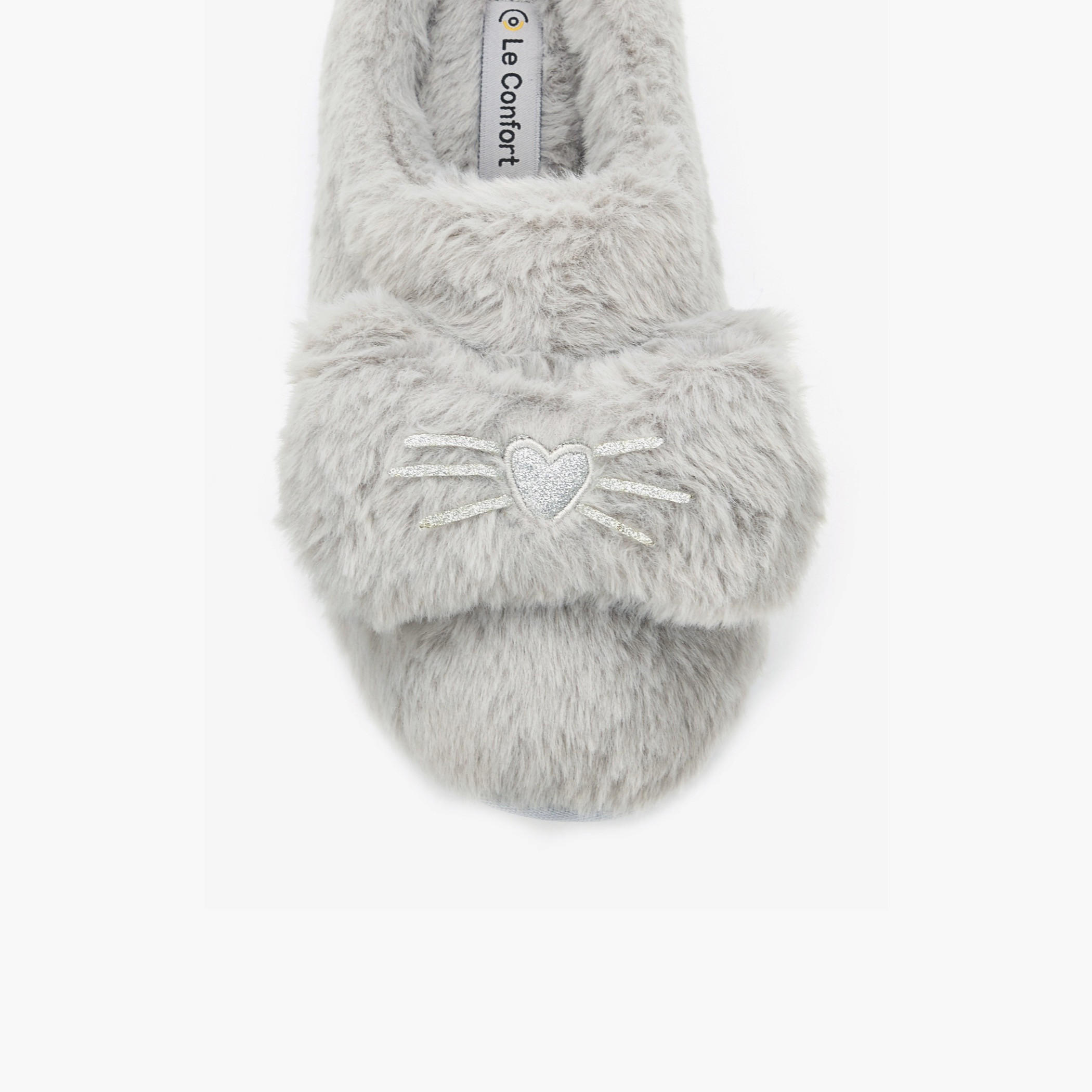 Le Confort Women Faux Fur Bedroom Slides-women-shoes-bedroomslippers-image-4