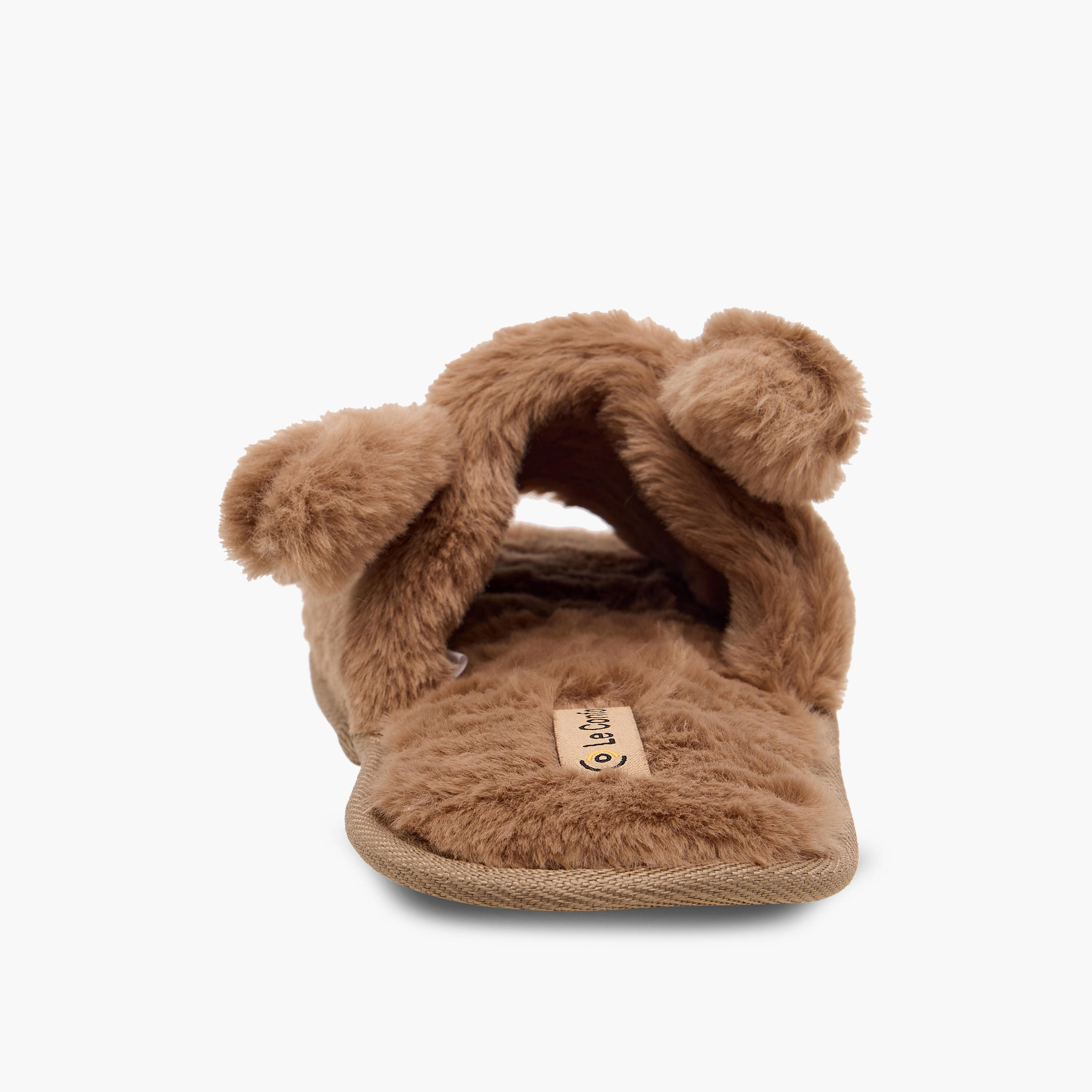 Le Confort Women Faux Fur Bedroom Slides-women-shoes-bedroomslippers-image-4