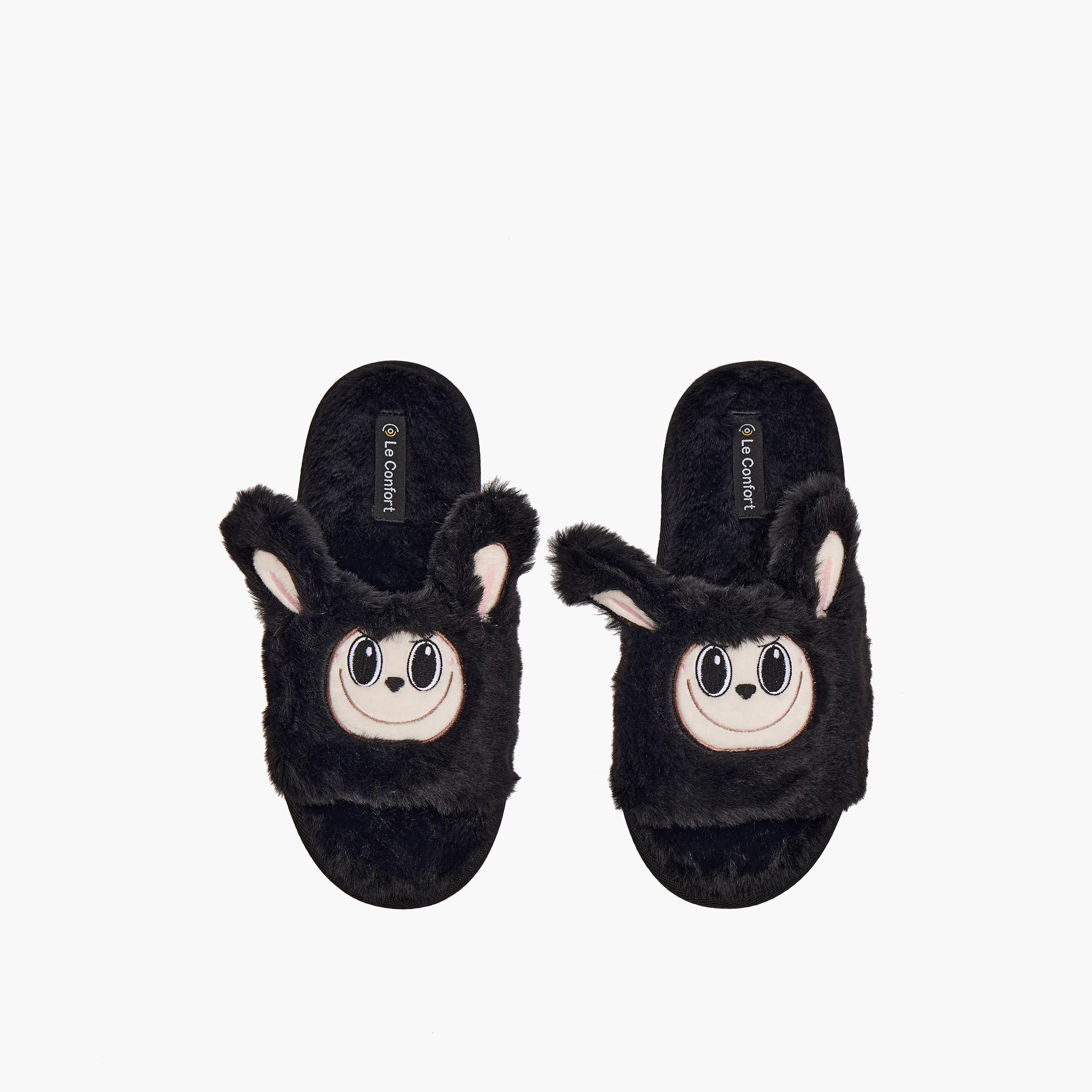 Le Confort Women Faux Fur Bedroom Slides-women-shoes-bedroomslippers-image-1