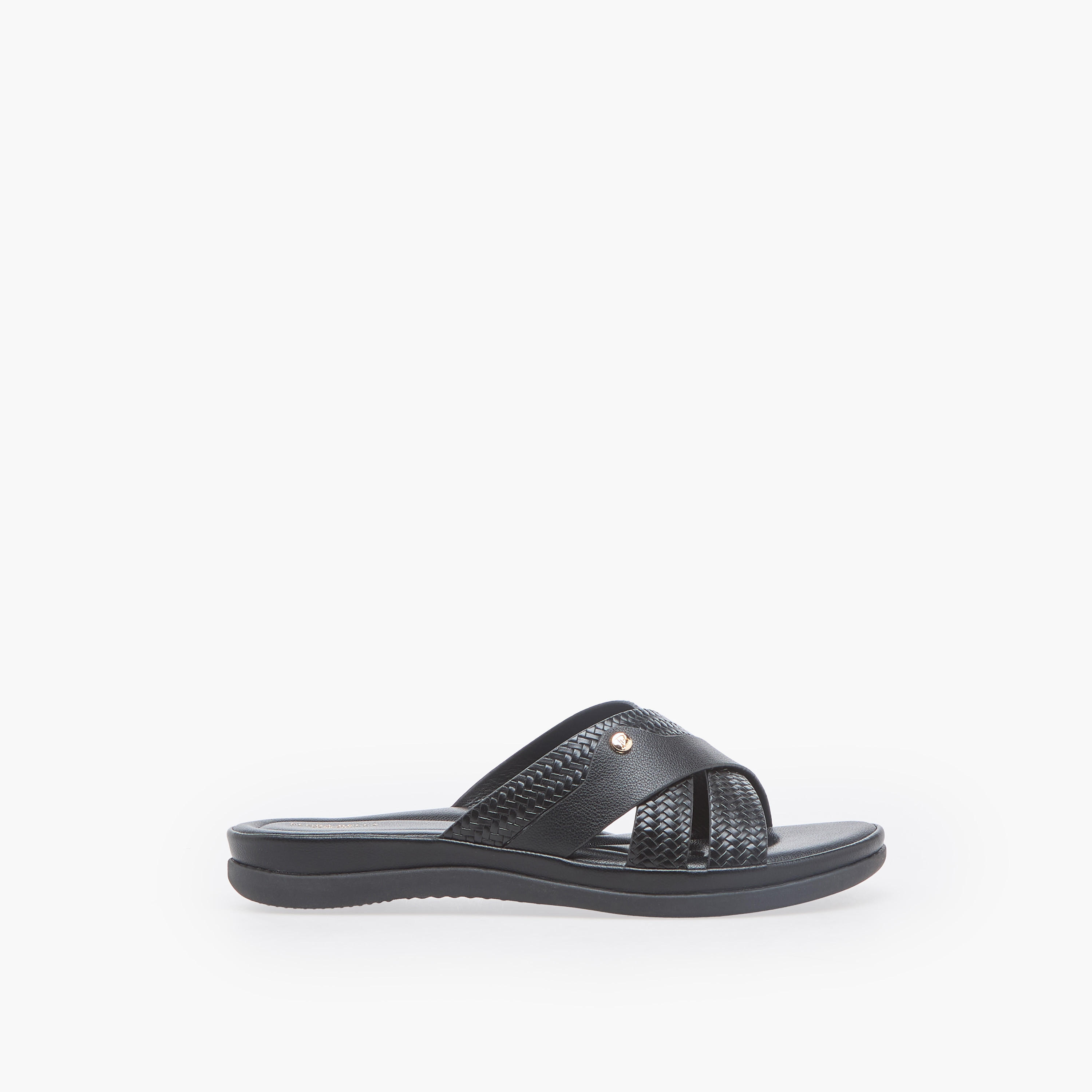 Flora Bella Women Textured Cross Strap Sandals-women-shoes-flats-sandals-image-3