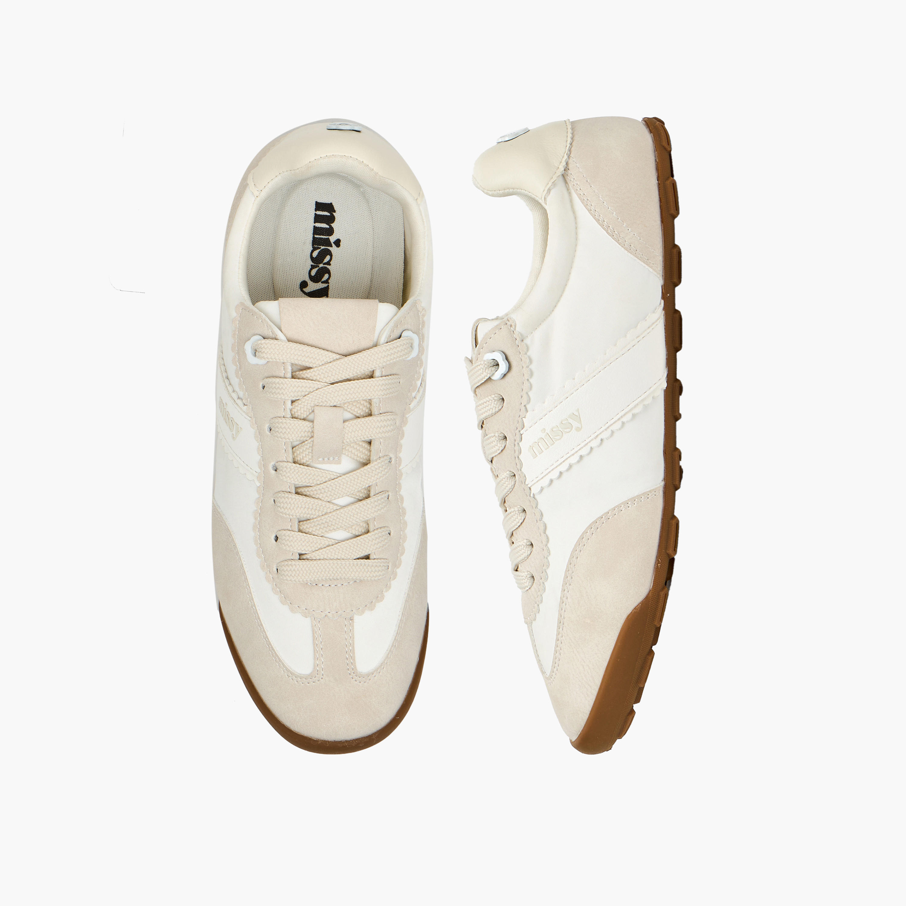Missy Women Scallop Trim Lace-Up Ankle Sneakers-women-shoes-sneakers-image-1