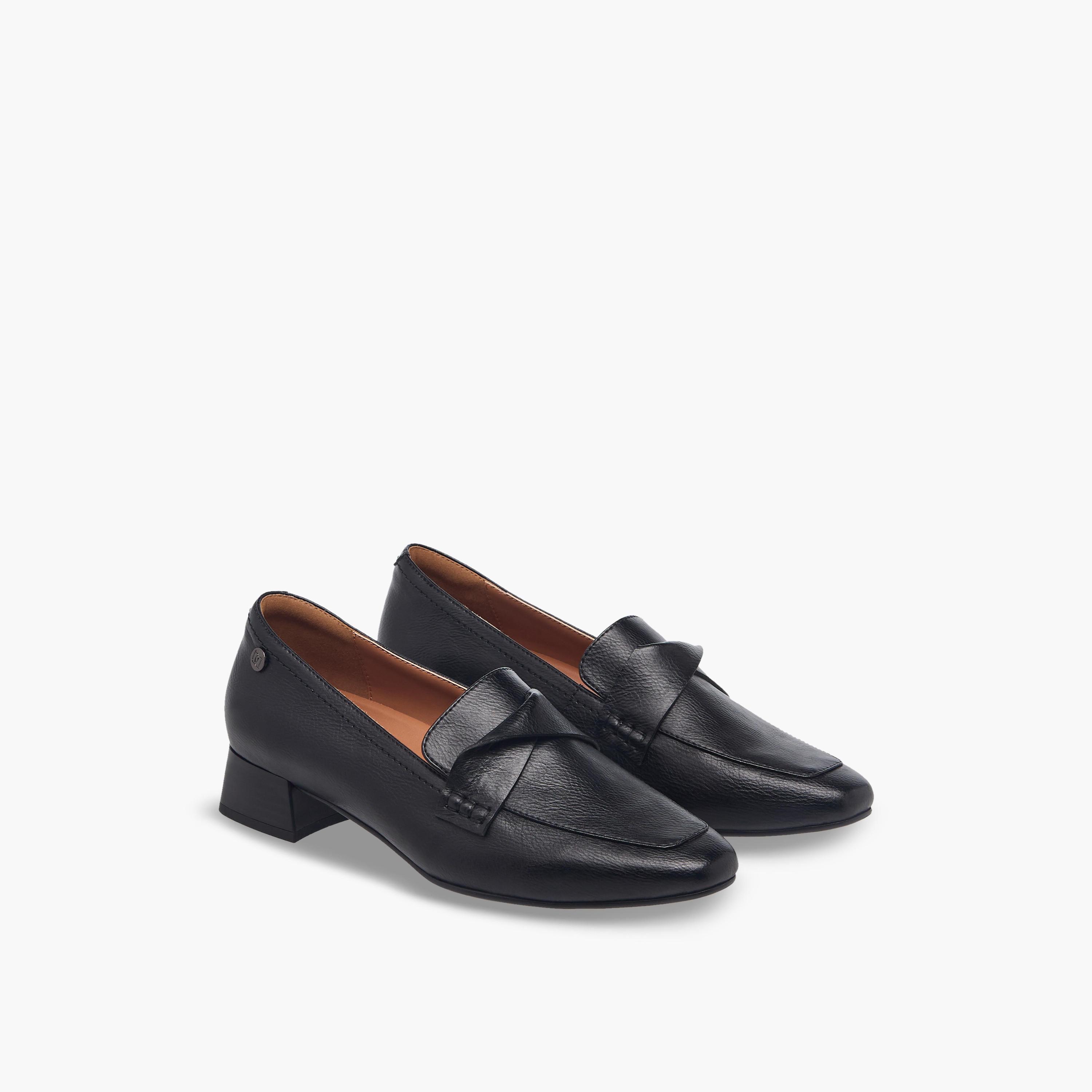 Duchini Women Block Heel Loafers-women-shoes-flats-loafers-image-1