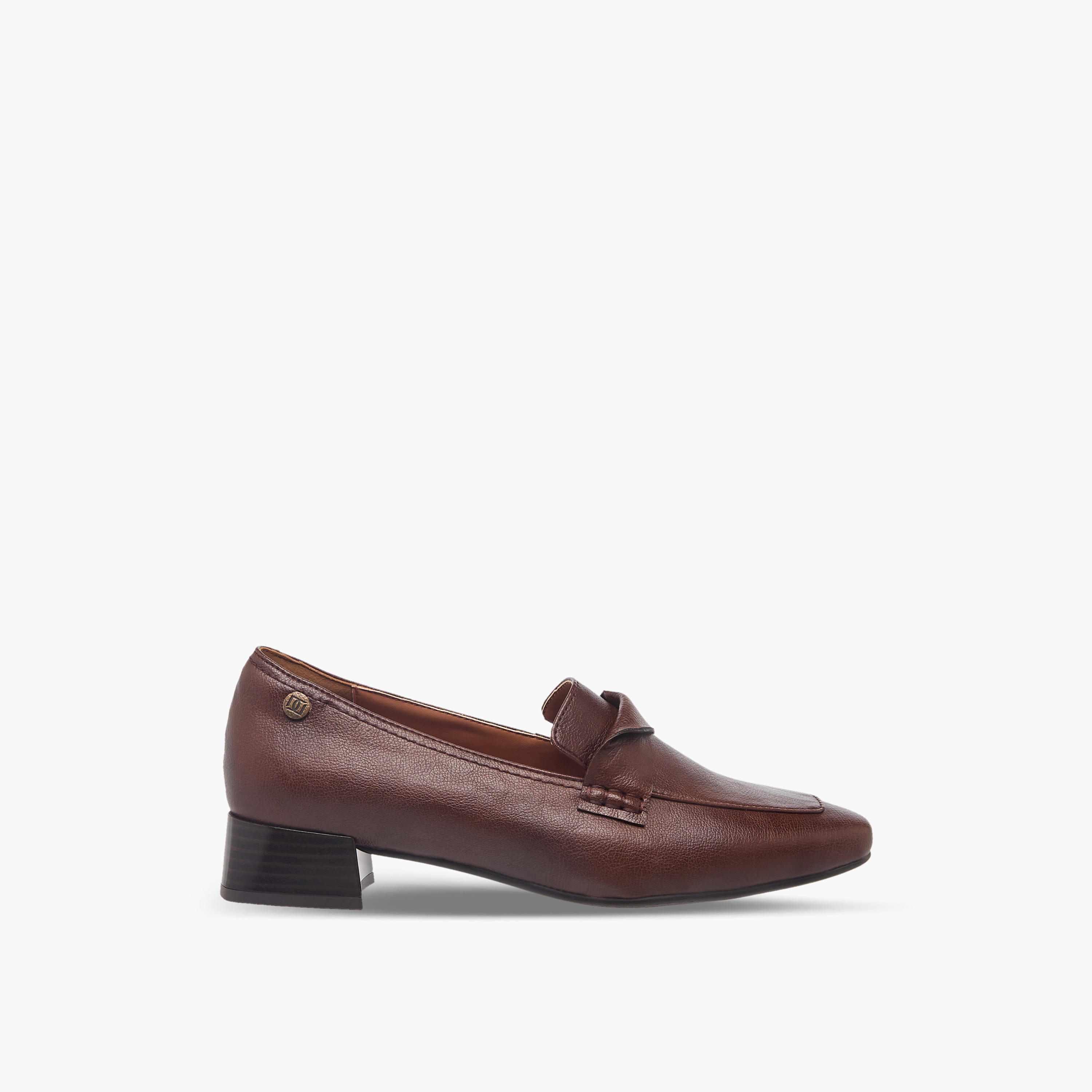 Duchini Women Block Heel Loafers-women-shoes-flats-loafers-image-3