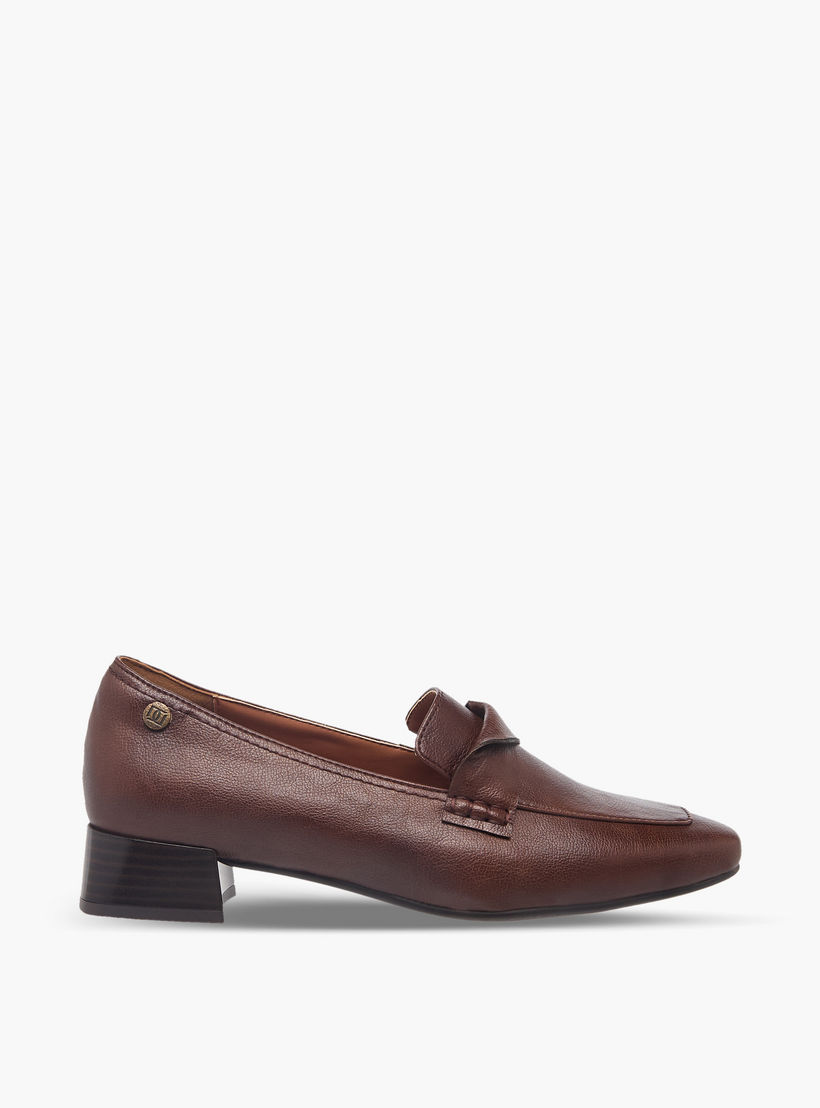 Duchini Women Block Heel Loafers-women-shoes-flats-loafers-image-3