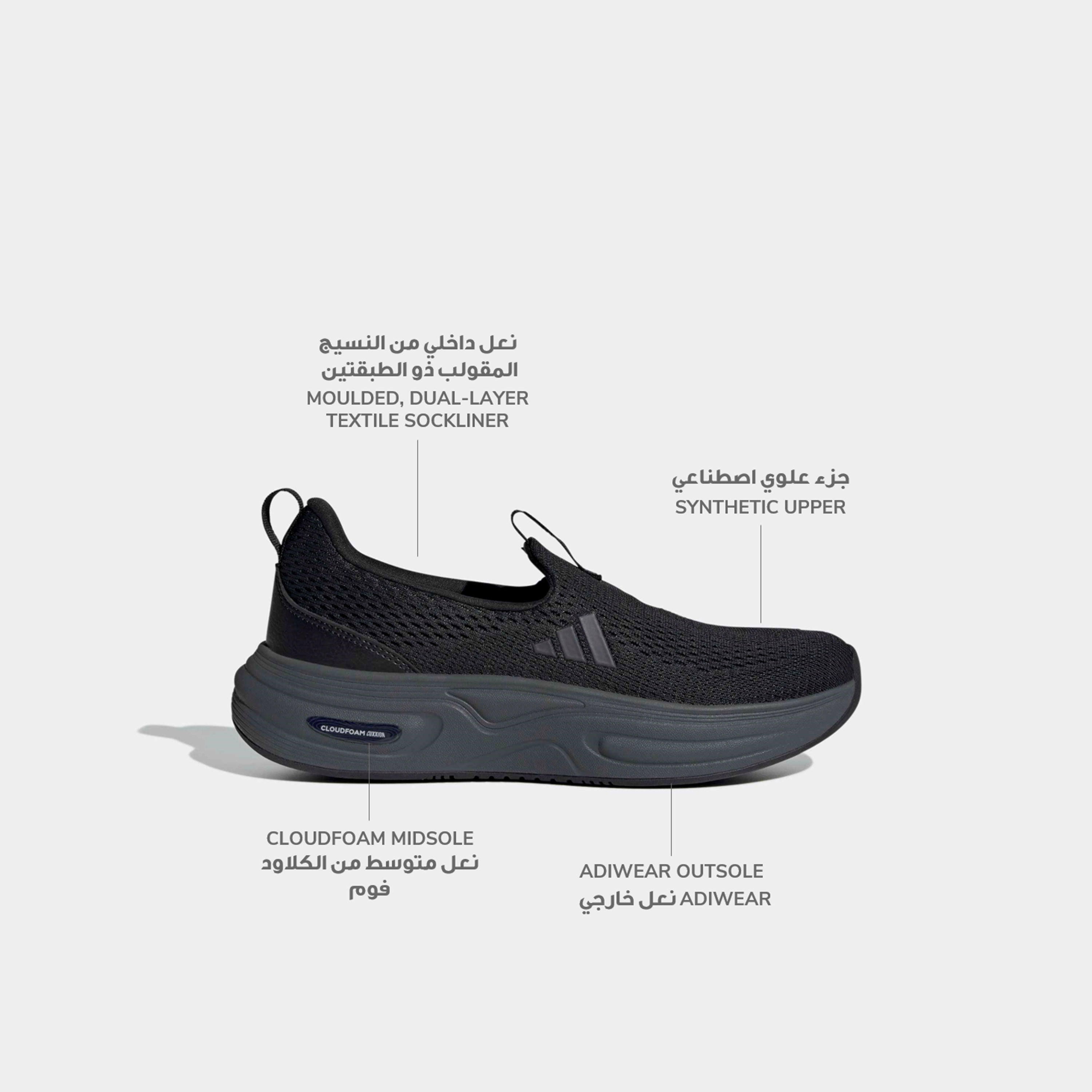 Adidas Women Cloudfoam Cuxxion Slip-On Ankle Sneakers-sports-women-shoes-image-2