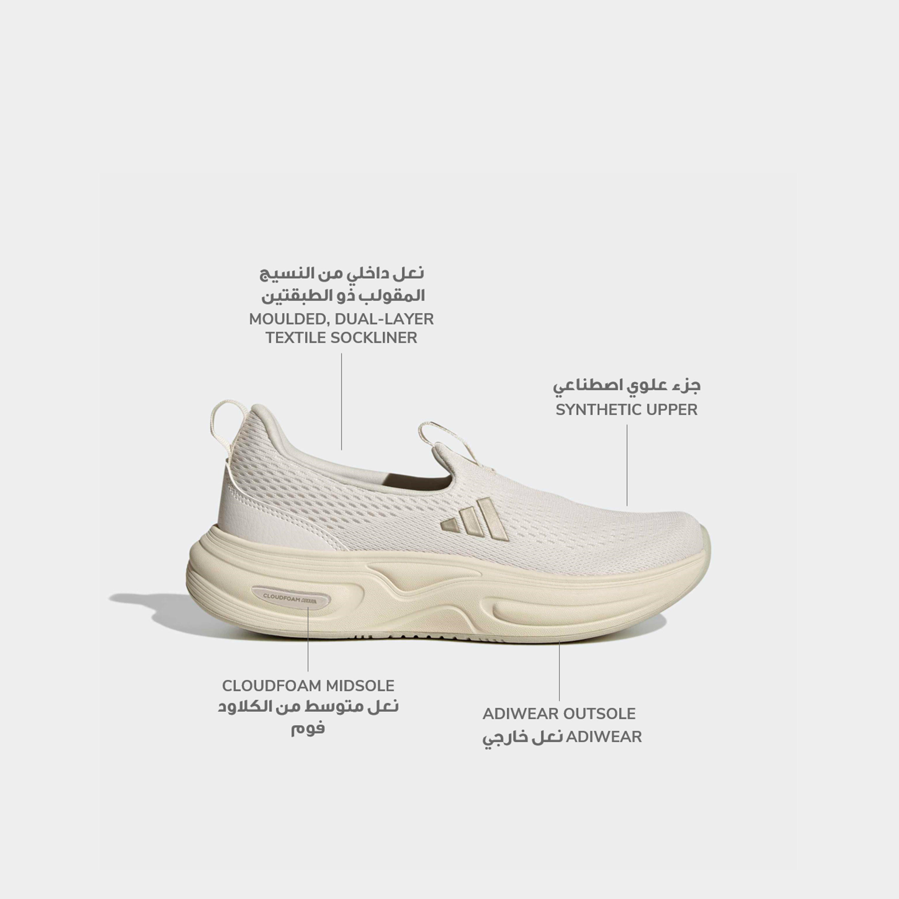 حذاء سنيكرز سهل الارتداء كلاودفوم كوكسيون للنساء من أديداس-sports-women-shoes-image-2
