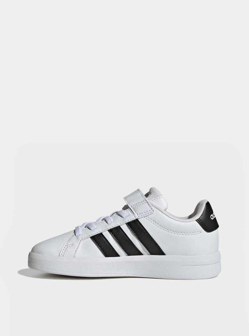 حذاء سنيكرز بشريط إغلاق لاصق جراند كورت 00s إي إل للأولاد من أديداس-girls-shoes-sneakers-image-3