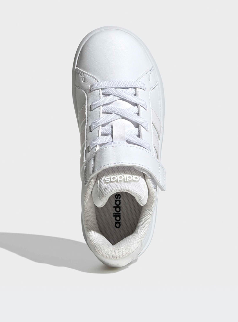 Adidas Boys Grand Court 3.0 EL Hook & Loop Sneakers-girls-shoes-sneakers-image-4