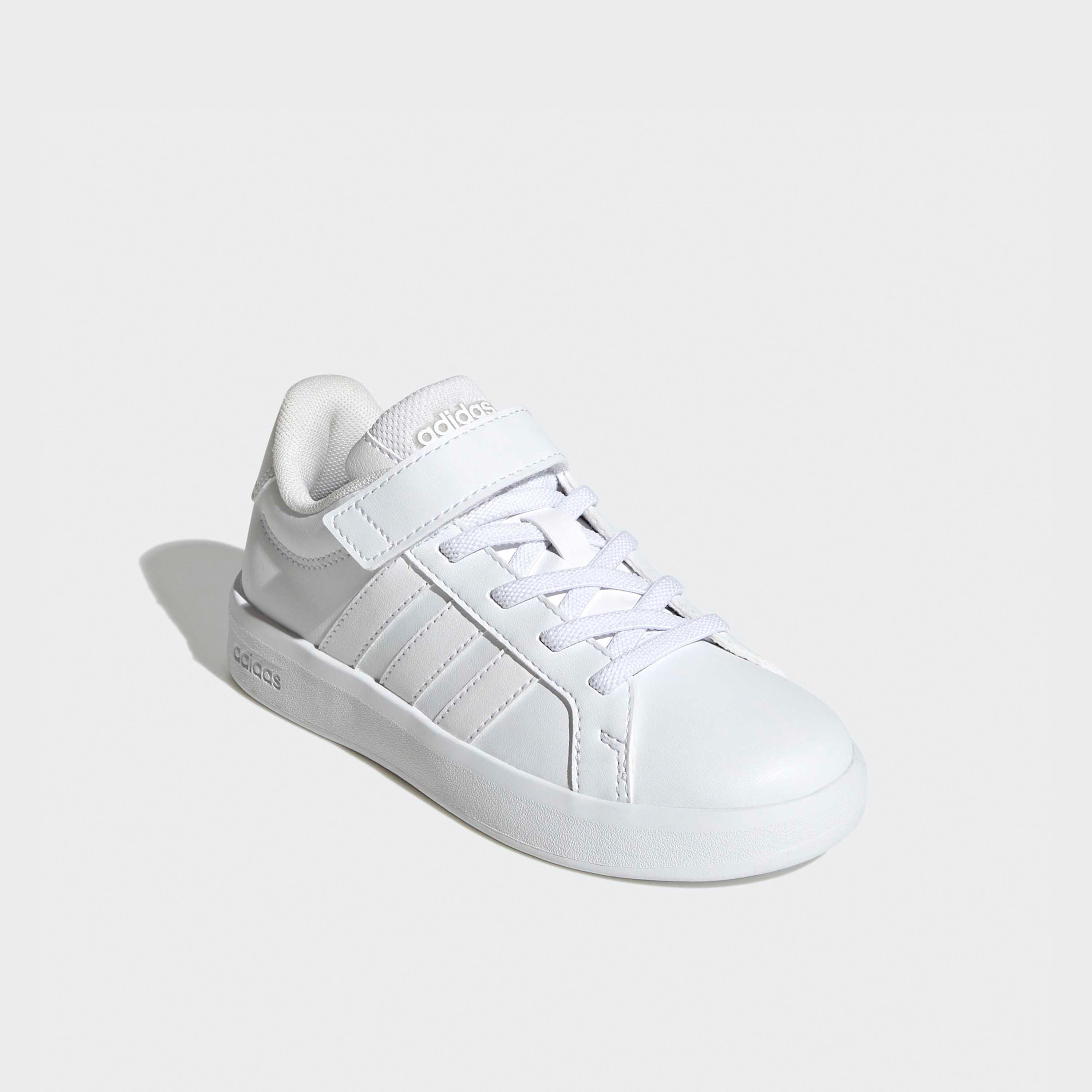 Adidas Kids Grand Court 3.0 Hook & Loop Ankle Sneakers-girls-shoes-sneakers-image-1