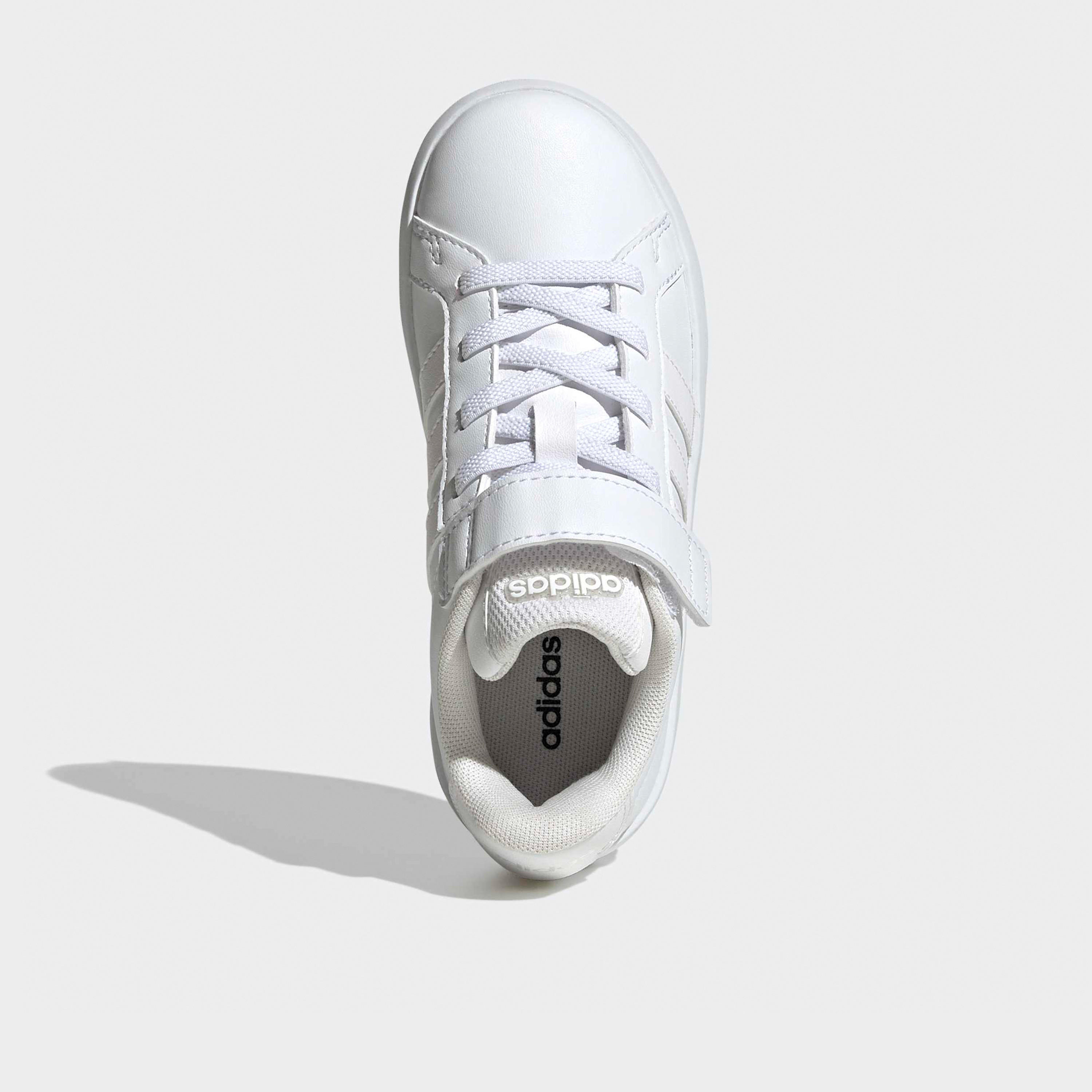 Adidas Kids Grand Court 3.0 Hook & Loop Ankle Sneakers-girls-shoes-sneakers-image-3