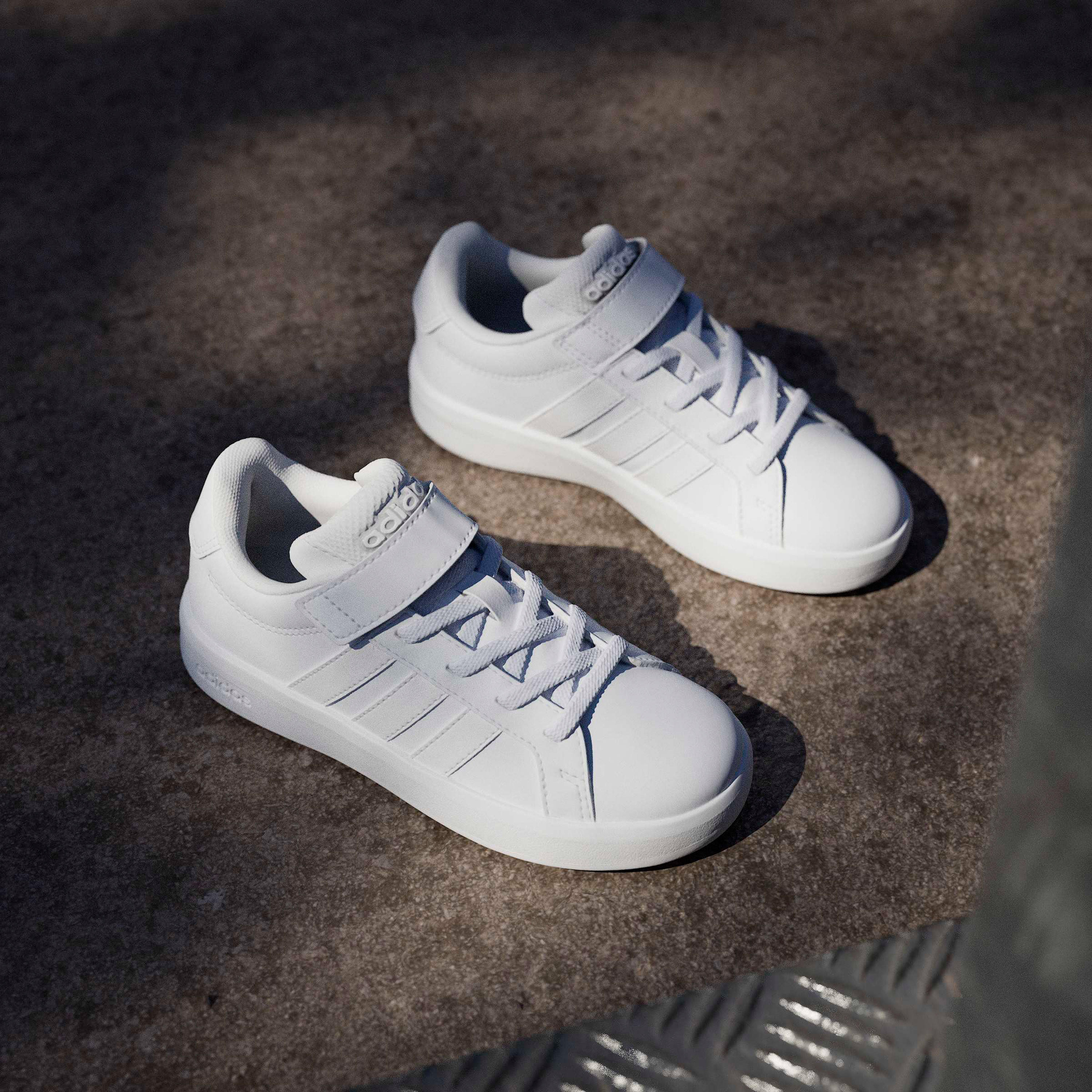 Adidas Kids Grand Court 3.0 Hook & Loop Ankle Sneakers-girls-shoes-sneakers-image-9