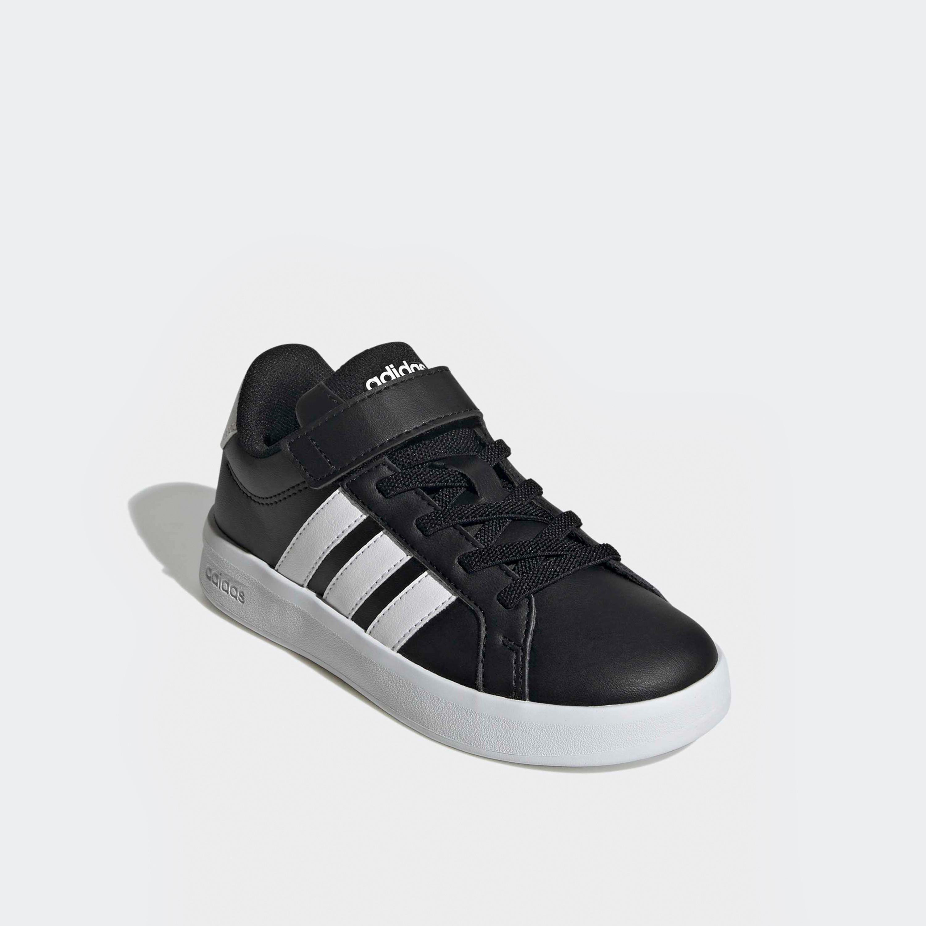 حذاء سنيكرز بشريط إغلاق لاصق جراند كورت 3.0 إي إل للأولاد من أديداس-sports-boys-shoes-image-1