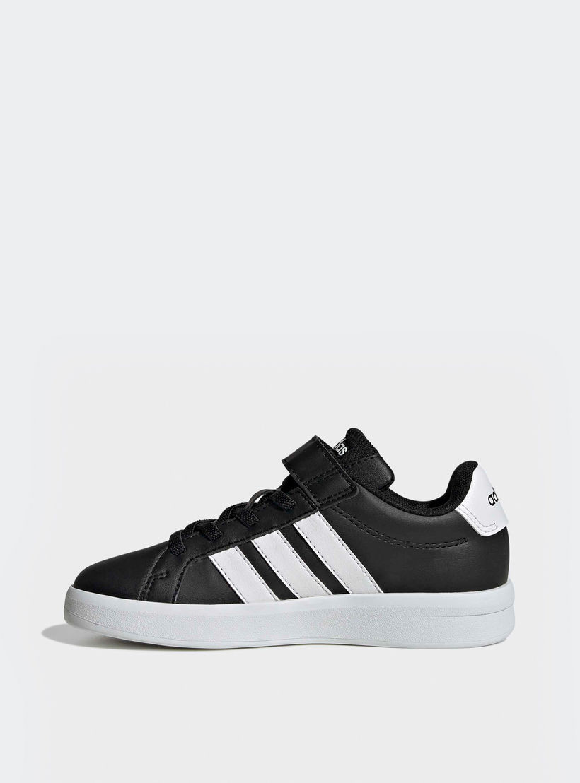 حذاء سنيكرز بشريط إغلاق لاصق جراند كورت 3.0 إي إل للأولاد من أديداس-sports-boys-shoes-image-3