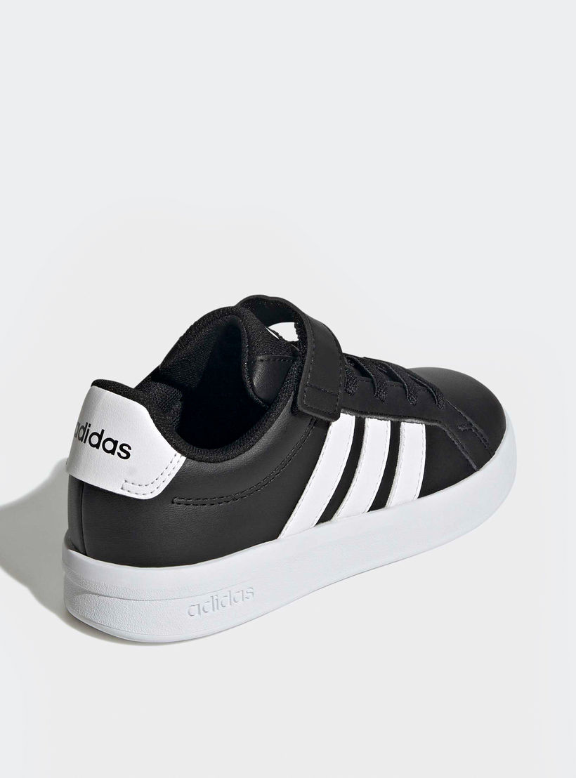 حذاء سنيكرز بشريط إغلاق لاصق جراند كورت 3.0 إي إل للأولاد من أديداس-sports-boys-shoes-image-5