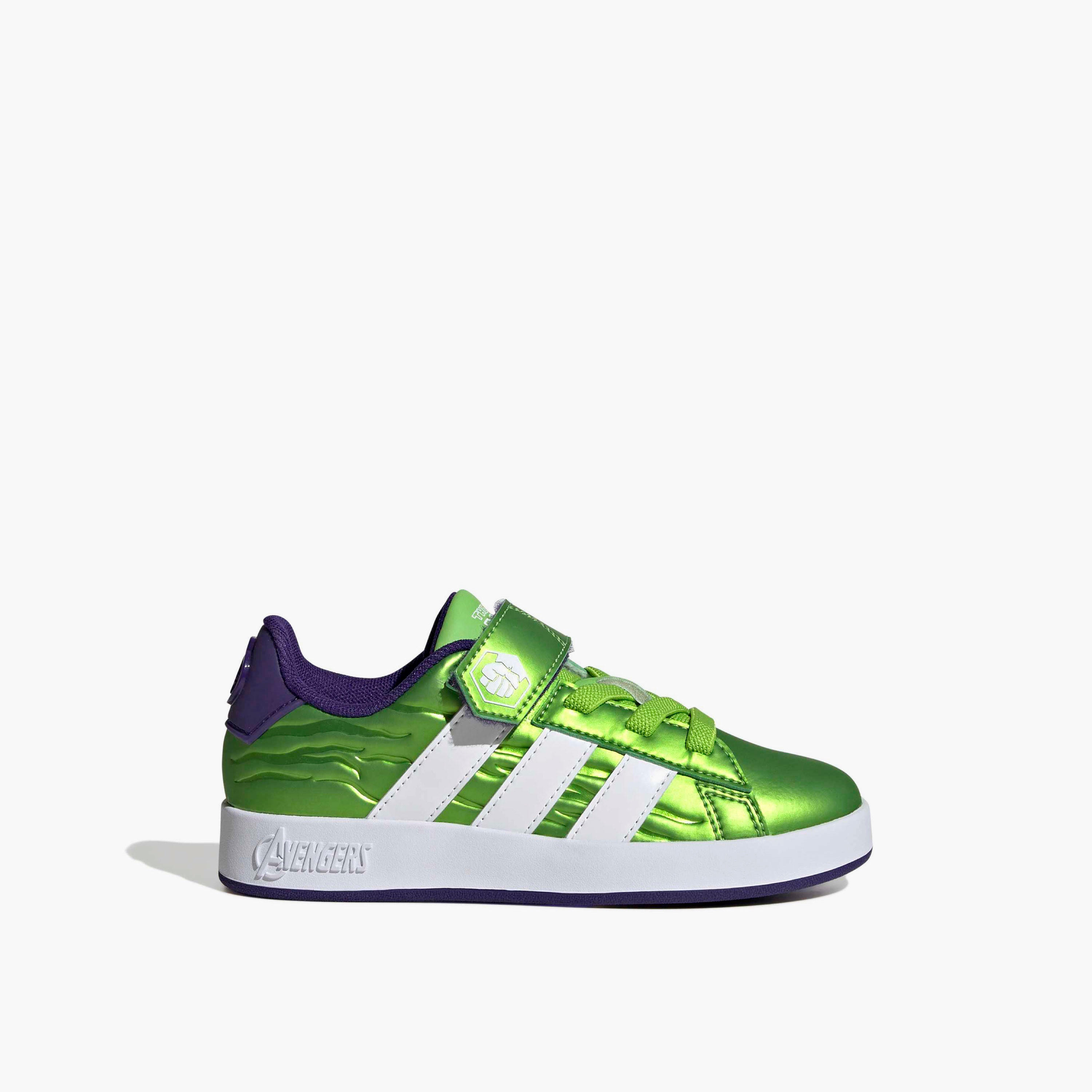 حذاء سنيكرز بشريط إغلاق لاصق جراند كورت هالك للأولاد من أديداس-sports-boys-shoes-image-2