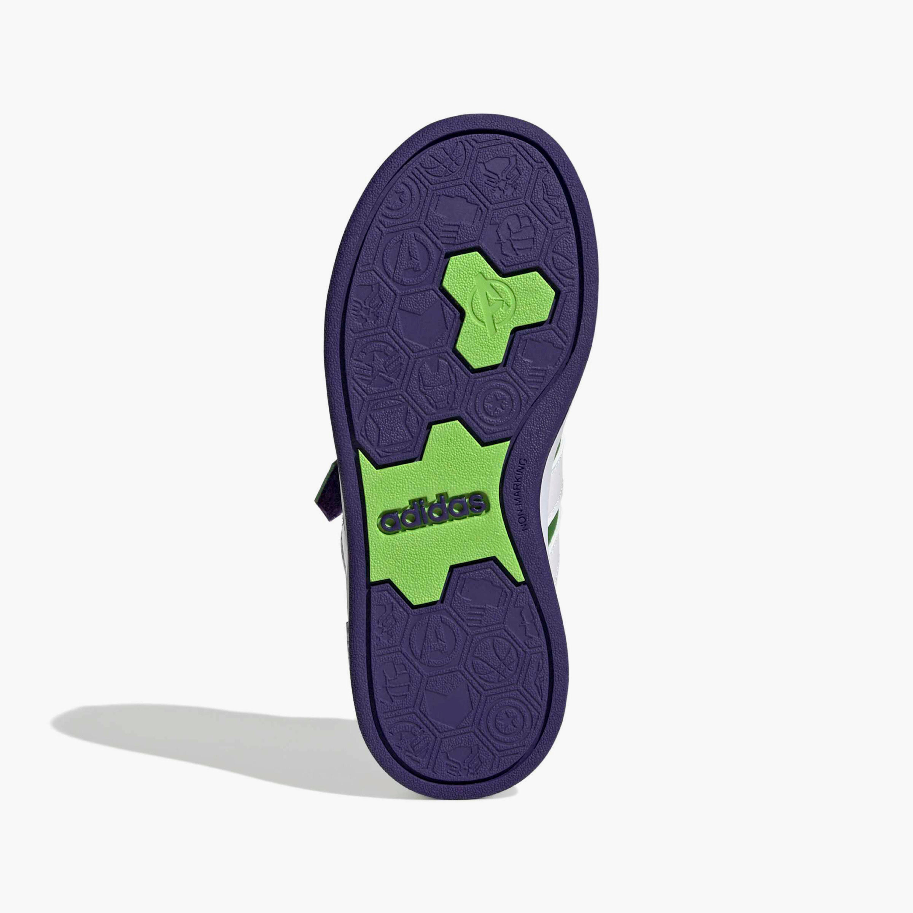 حذاء سنيكرز بشريط إغلاق لاصق جراند كورت هالك للأولاد من أديداس-sports-boys-shoes-image-4