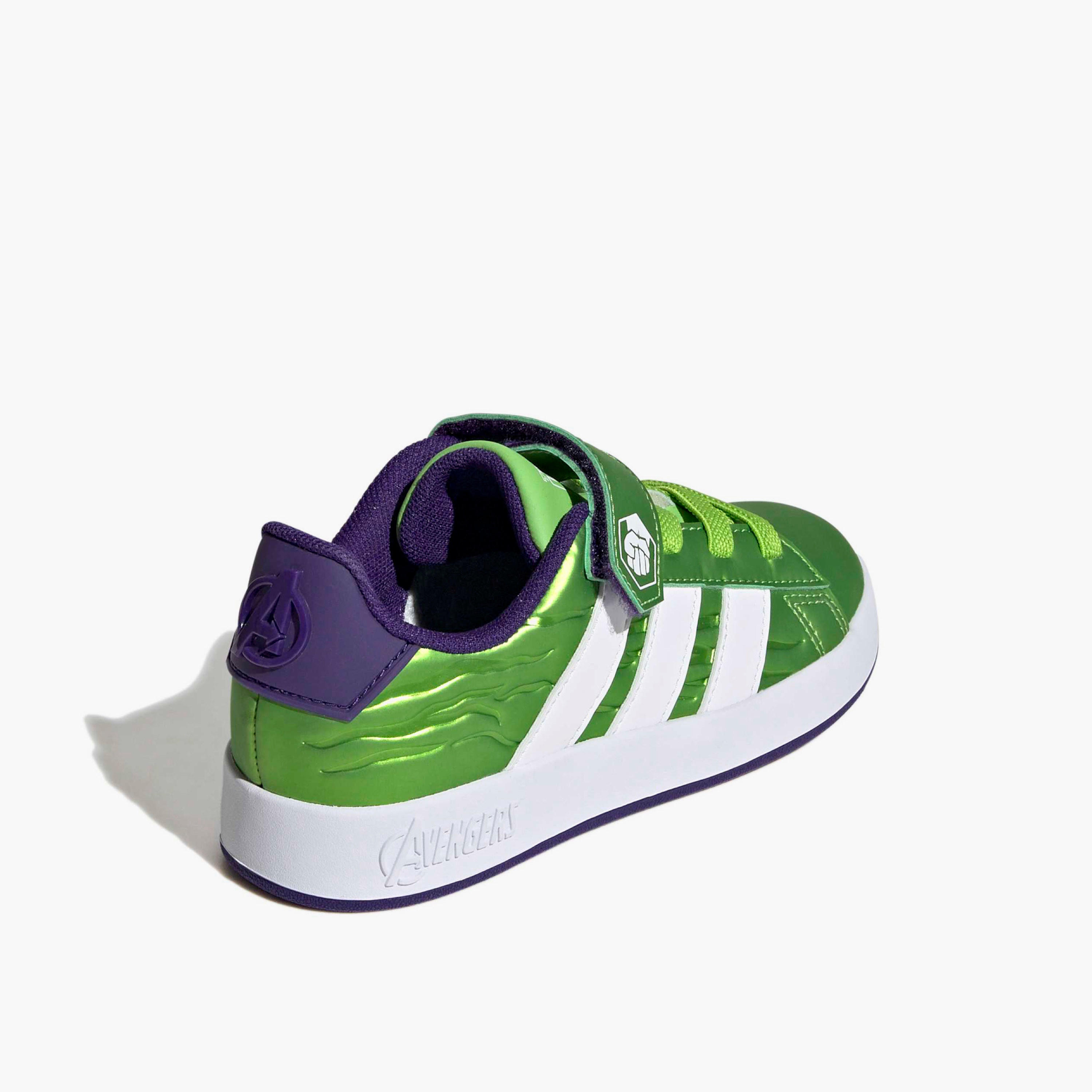 حذاء سنيكرز بشريط إغلاق لاصق جراند كورت هالك للأولاد من أديداس-sports-boys-shoes-image-5