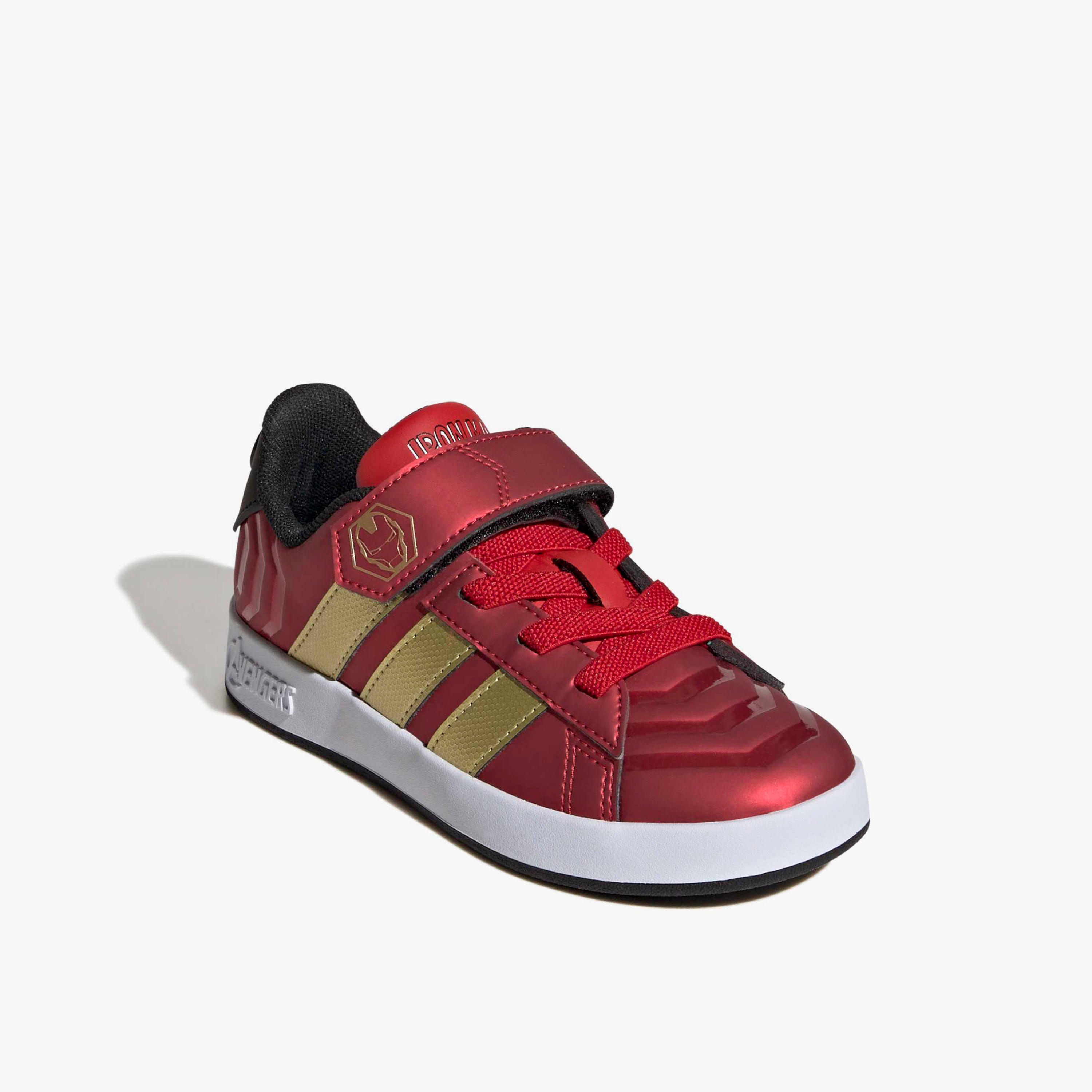 حذاء سنيكرز جراند كورت آيرون مان إي إل بشريط إغلاق لاصق للأولاد من أديداس-sports-boys-shoes-image-1